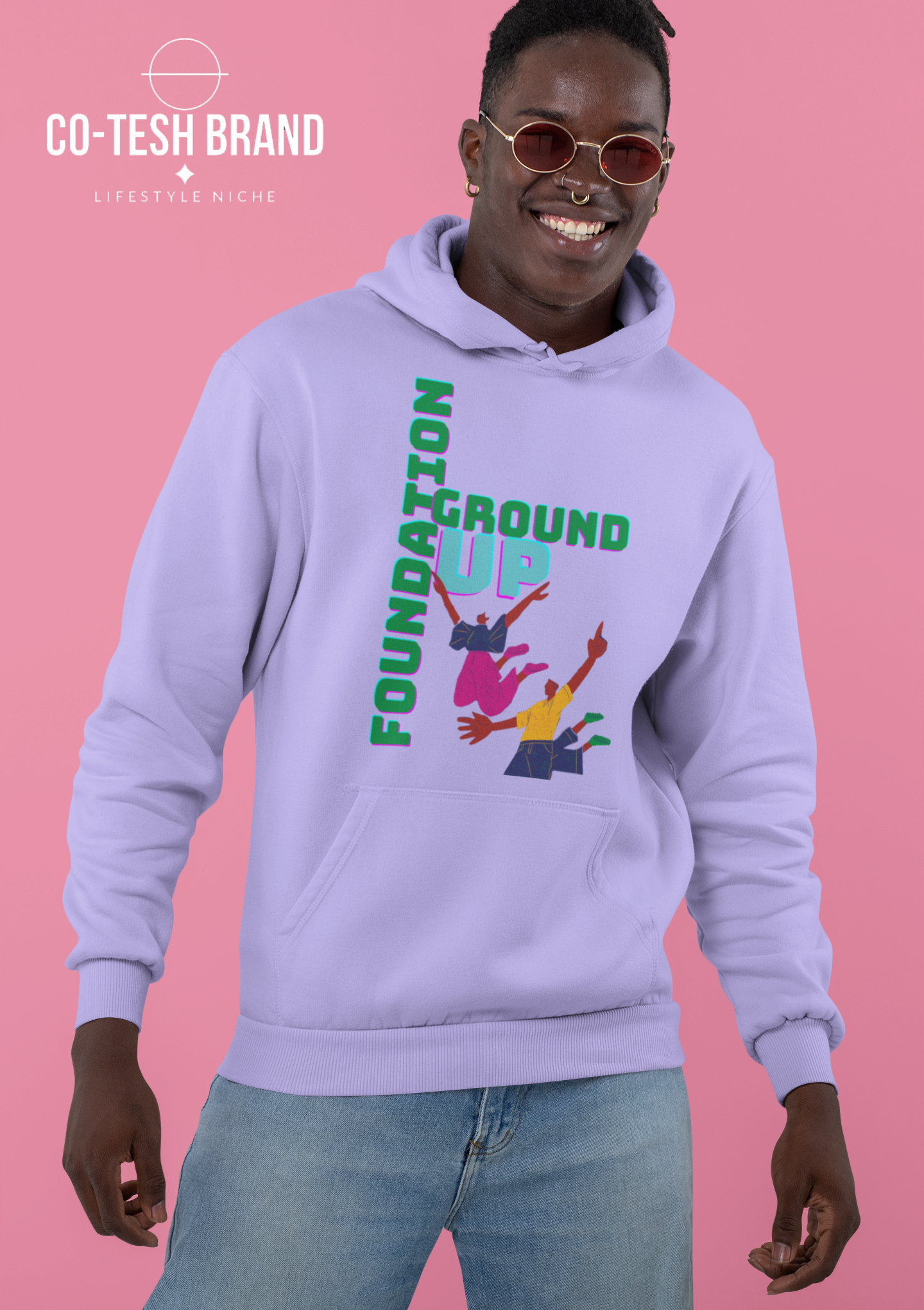 Ground Up Foundation Unisex fleece hoodie