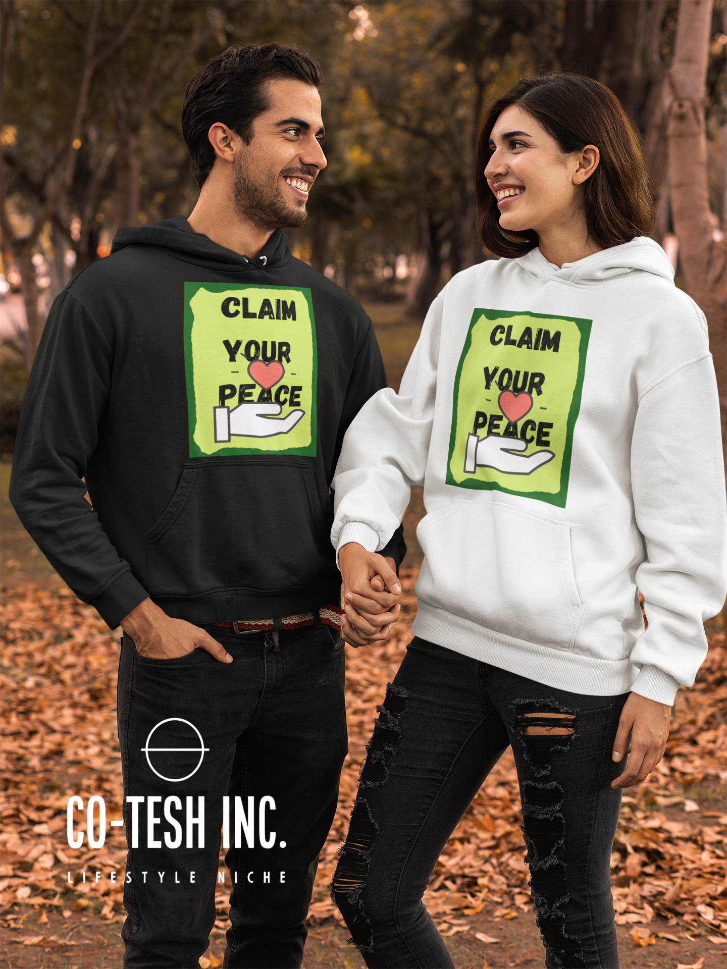 Claim your peace Unisex Hoodie Cotesh