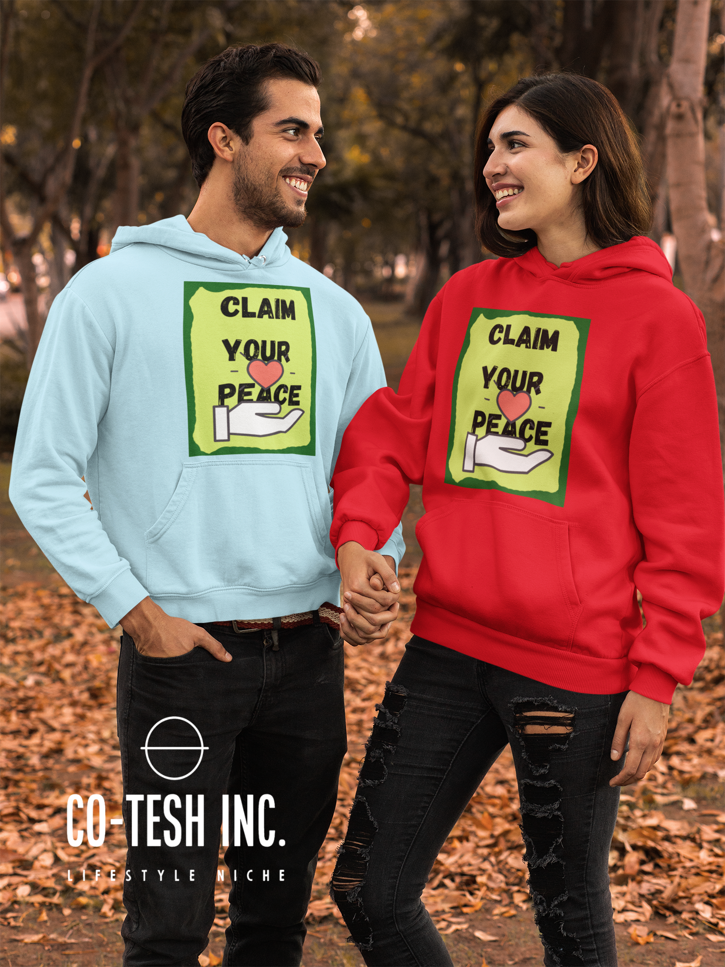 Claim your peace Unisex Hoodie Cotesh