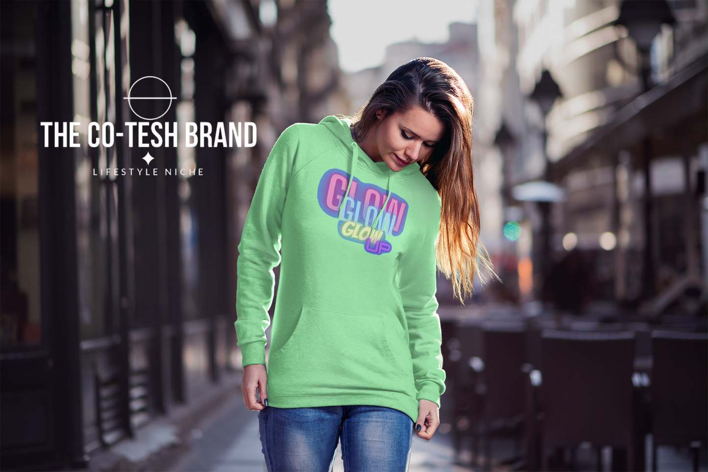 Glow Up 2-Unisex Hoodie by Co-Tesh