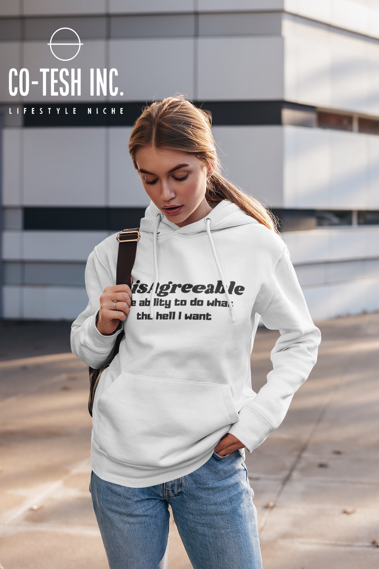 Disagreeable and un-apologetic Unisex Hoodie Coteh Bleding Trends