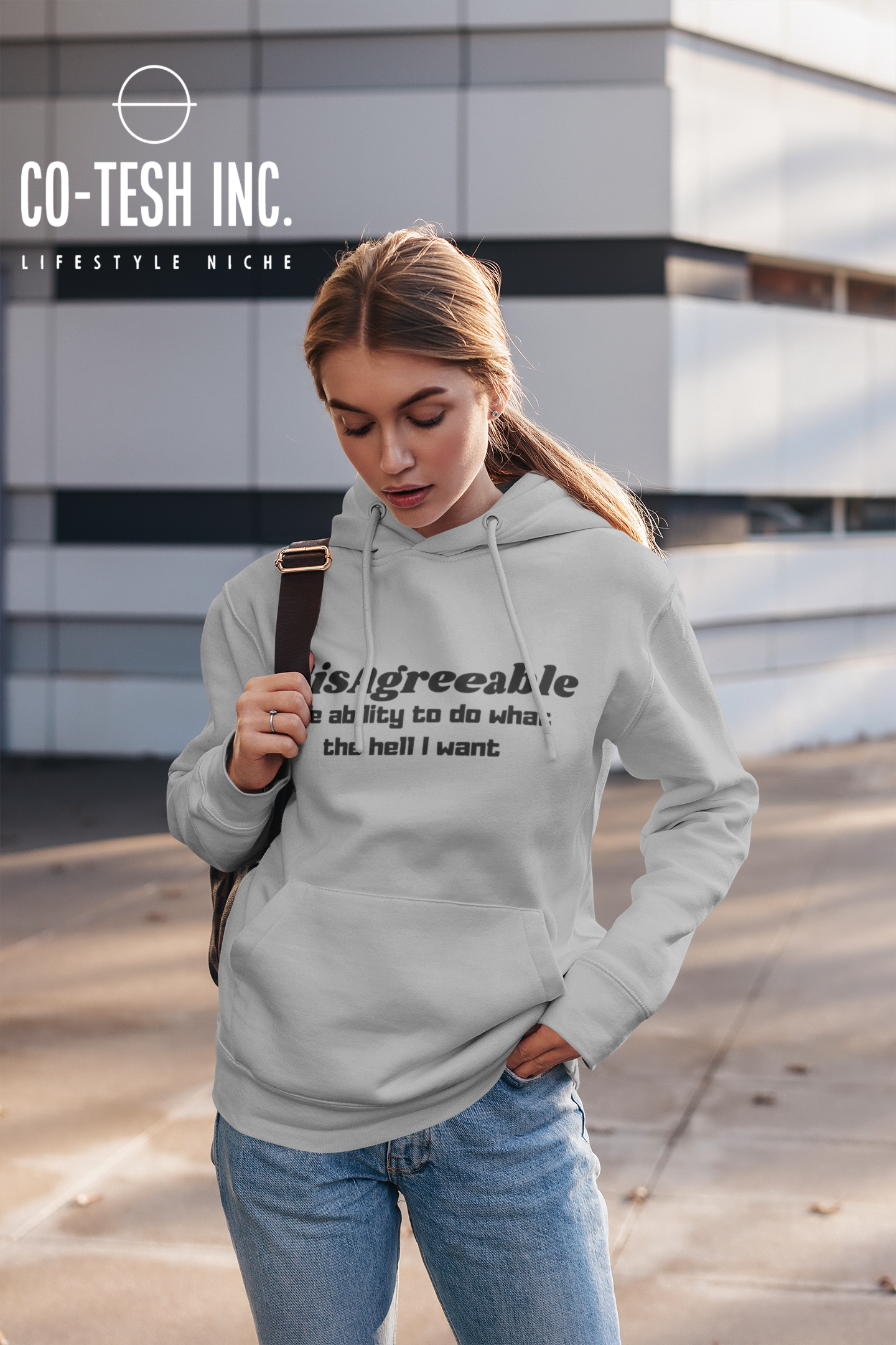 Disagreeable and un-apologetic Unisex Hoodie Coteh Bleding Trends