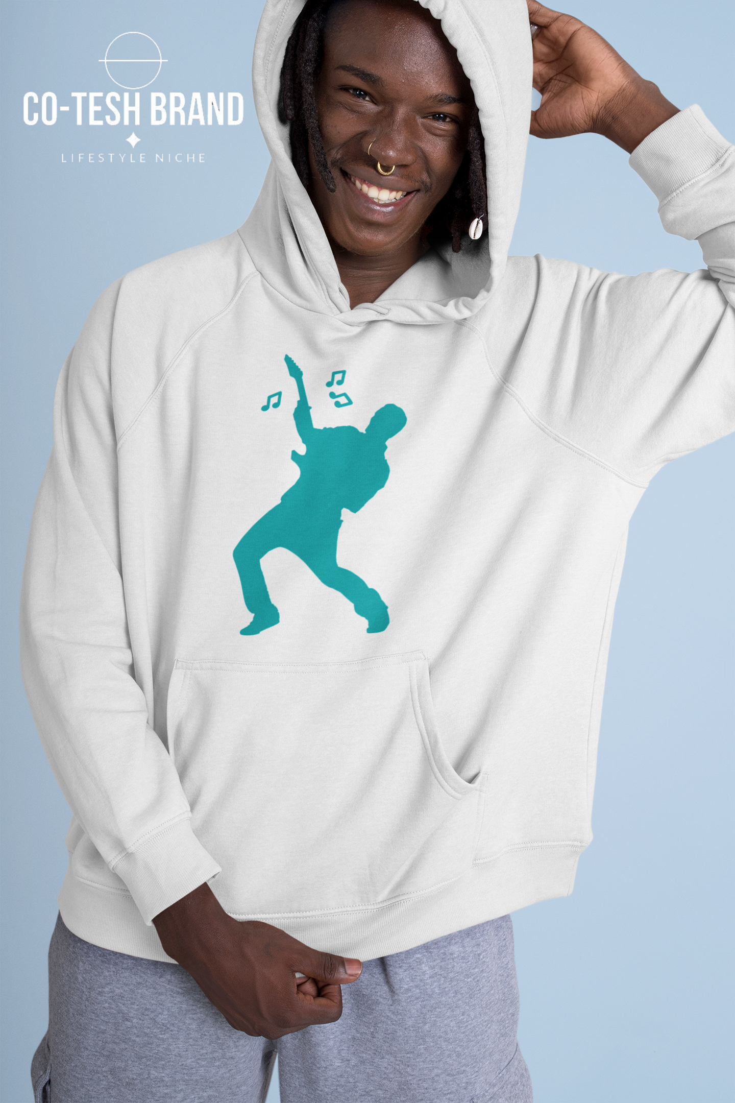 Guitar Guy Unisex fleece hoodie