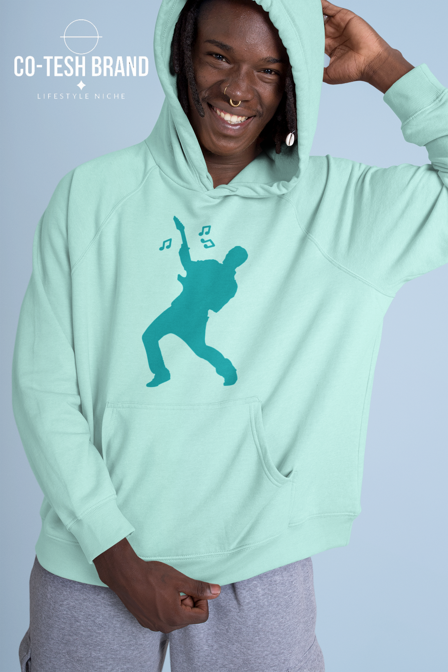 Guitar Guy Unisex fleece hoodie