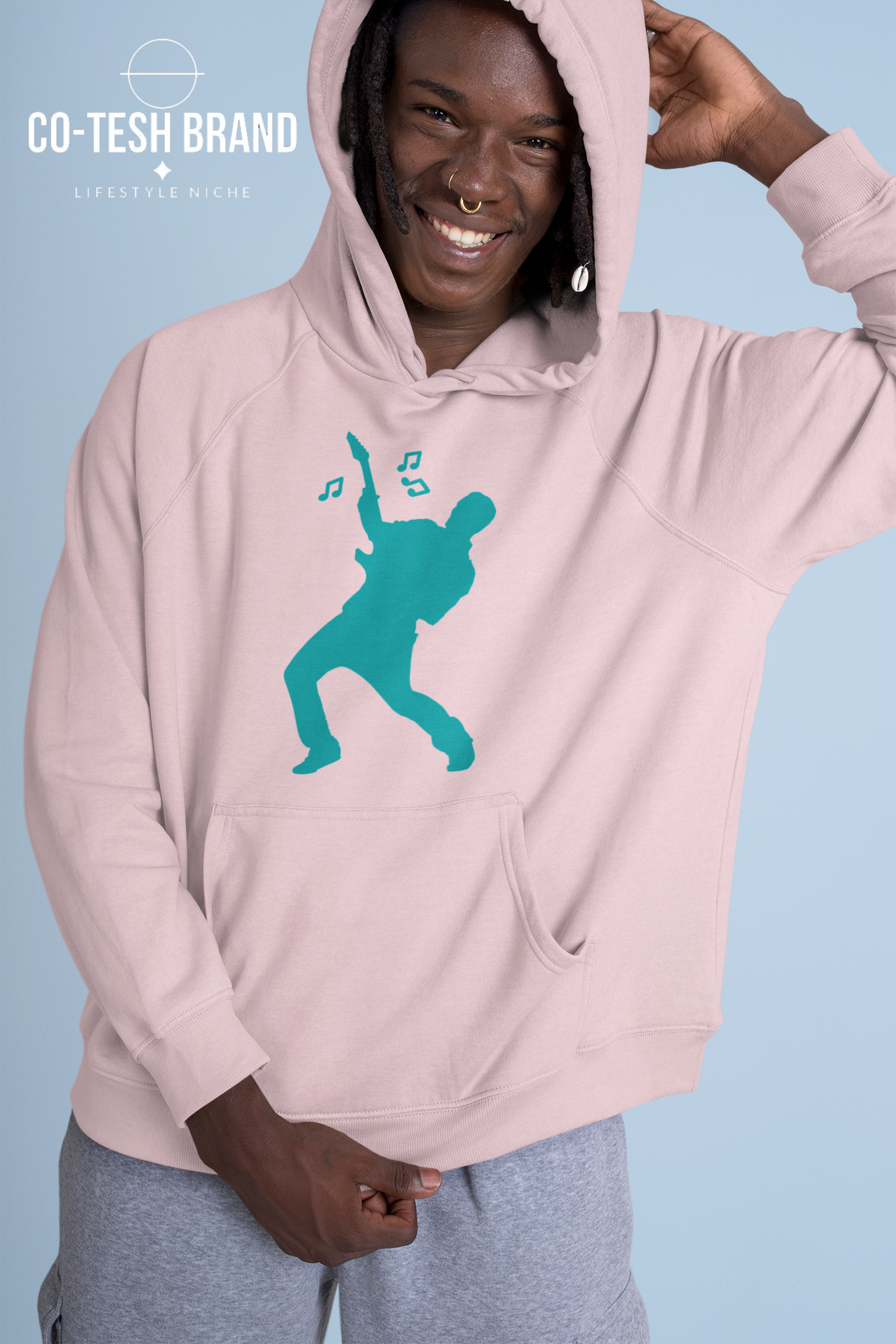 Guitar Guy Unisex fleece hoodie