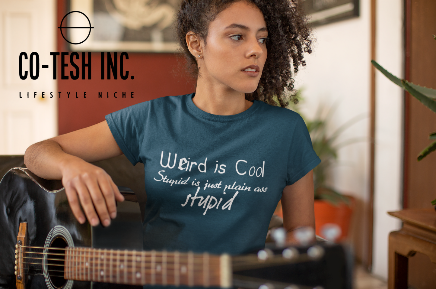 Weird it Cool stupid is just plain ass Stupid Short-Sleeve Unisex T-Shirt | Expression Tees | Cotesh