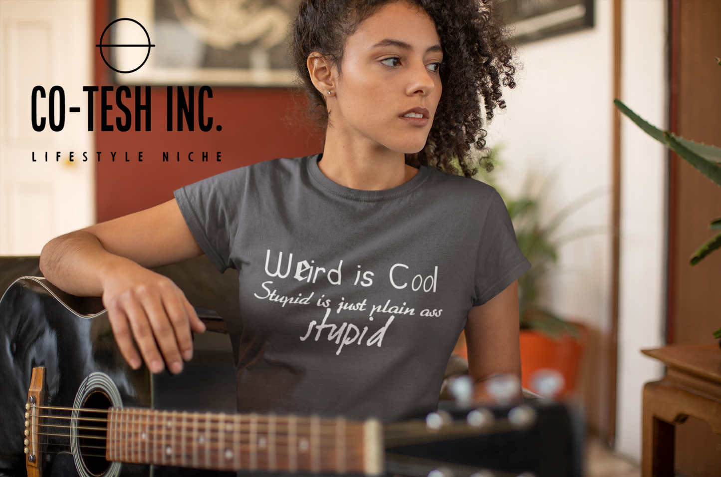 Weird it Cool stupid is just plain ass Stupid Short-Sleeve Unisex T-Shirt | Expression Tees | Cotesh