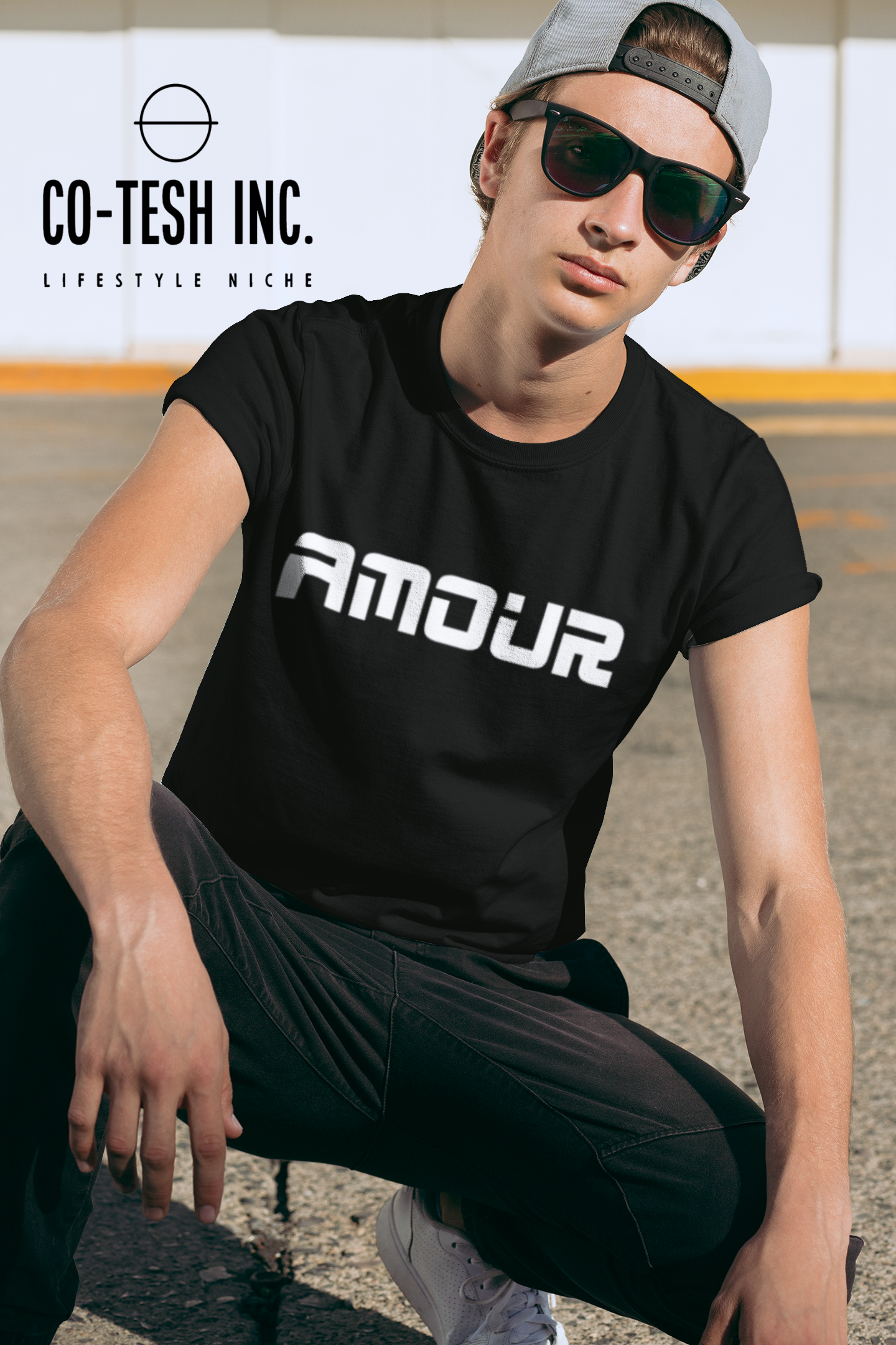 Amour Short-Sleeve Unisex T-Shirt | Cotesh