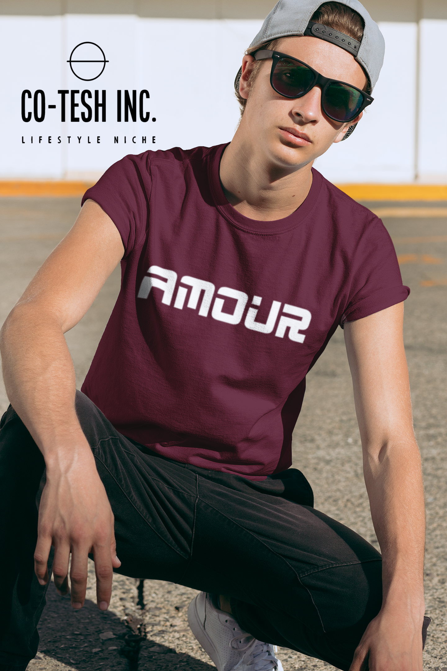 Amour Short-Sleeve Unisex T-Shirt | Cotesh