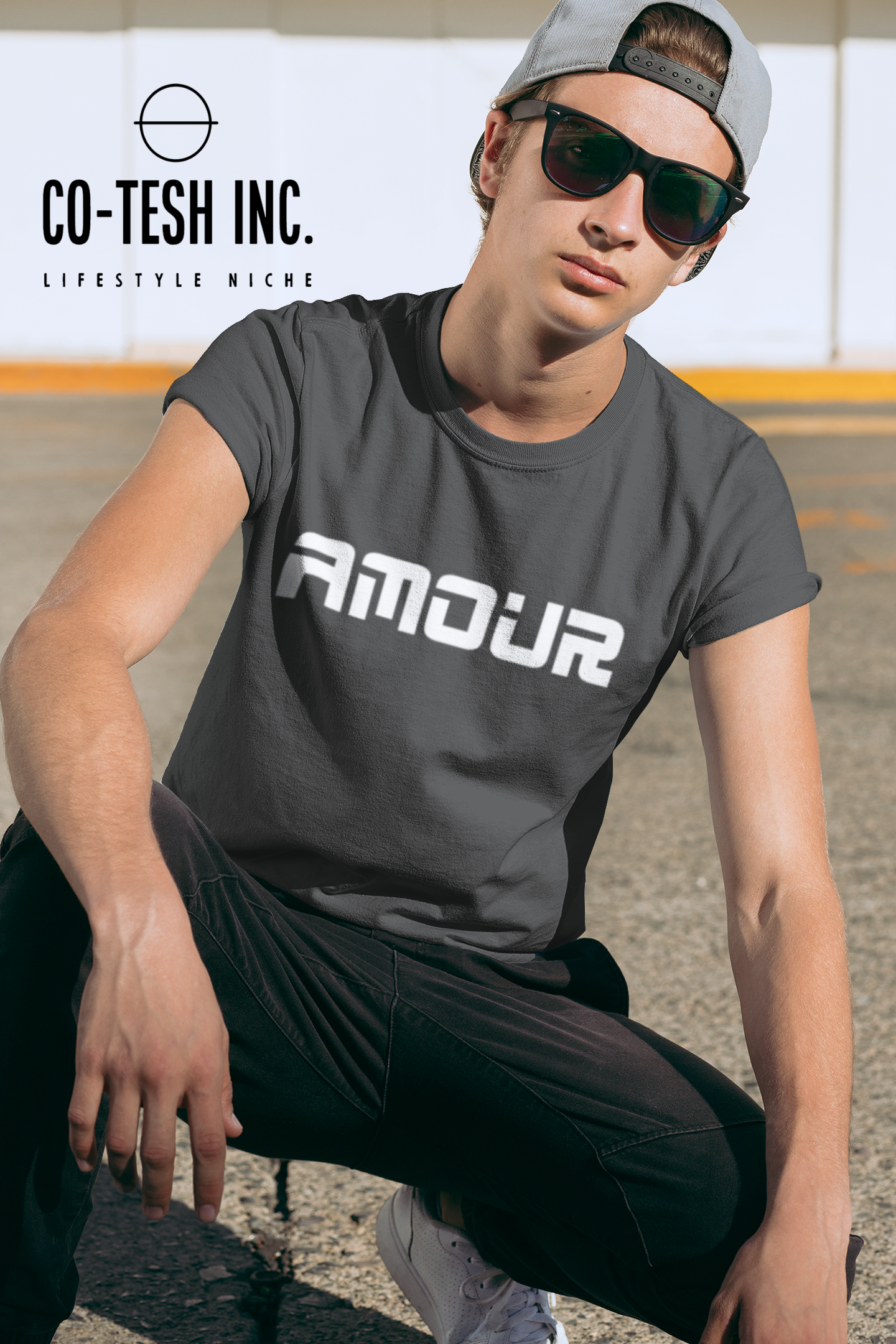 Amour Short-Sleeve Unisex T-Shirt | Cotesh