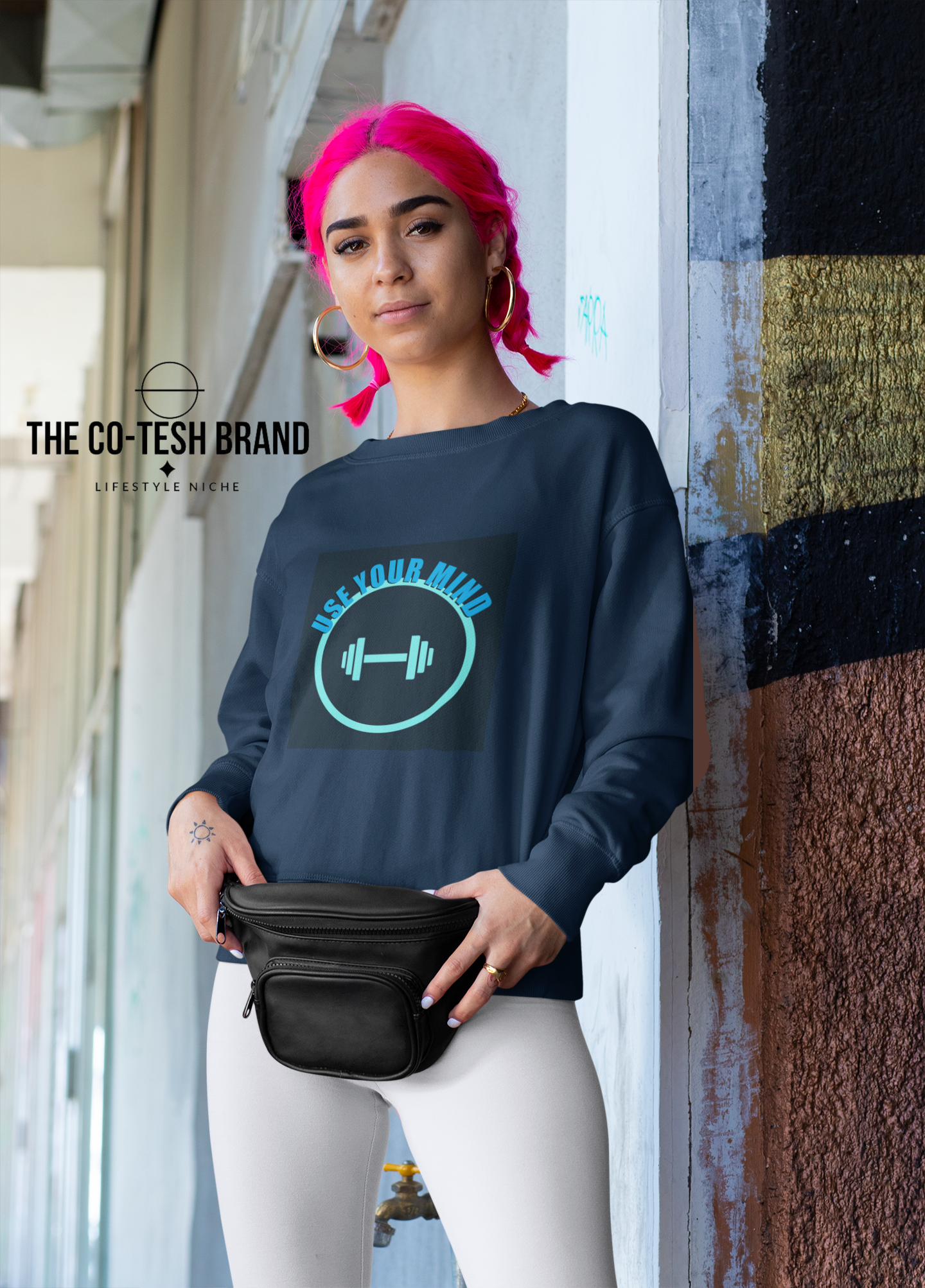 Use Your Mind-Unisex Sweatshirt by Co-Tesh