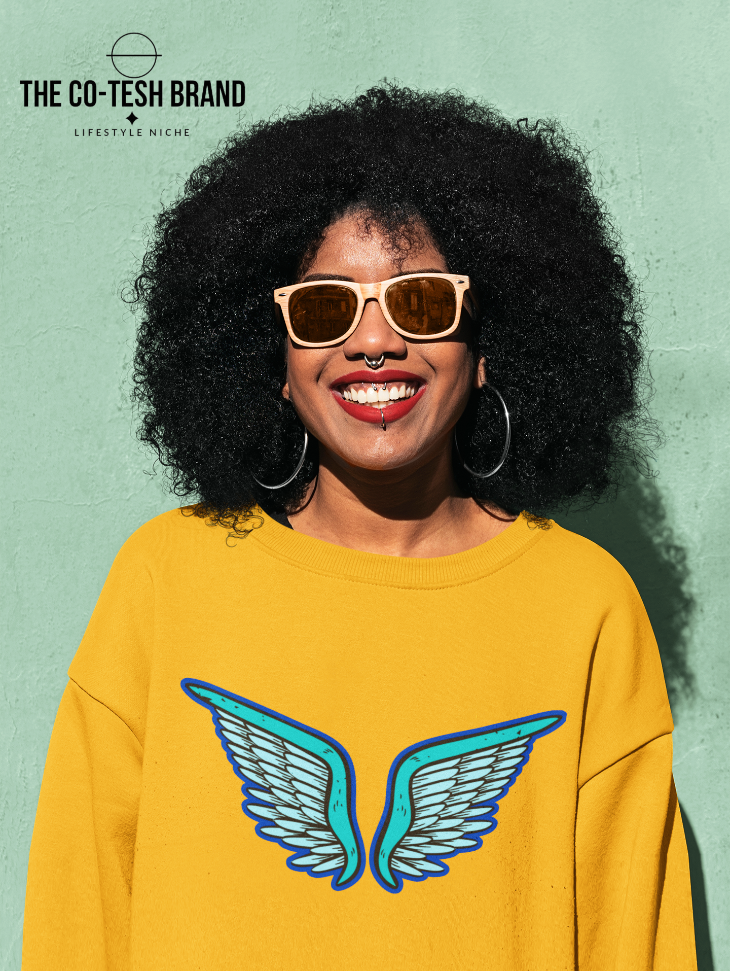 Angel Wings-Unisex Sweatshirt by Co-Tesh