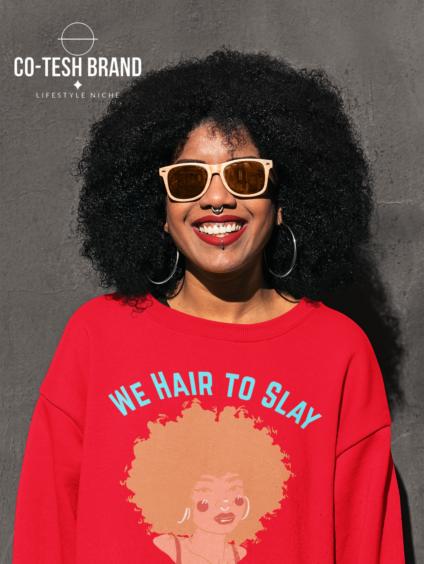 Hair to slay Unisex Sweatshirt