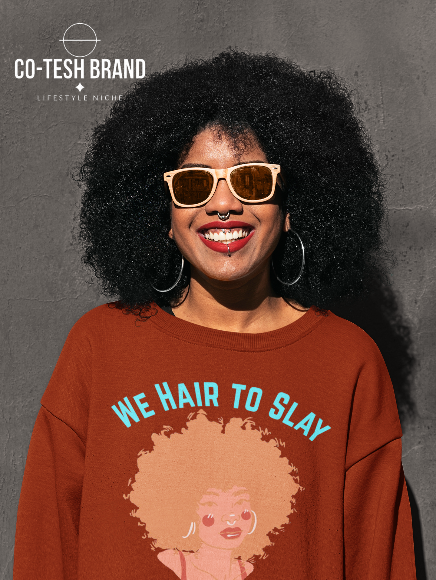 Hair to slay Unisex Sweatshirt