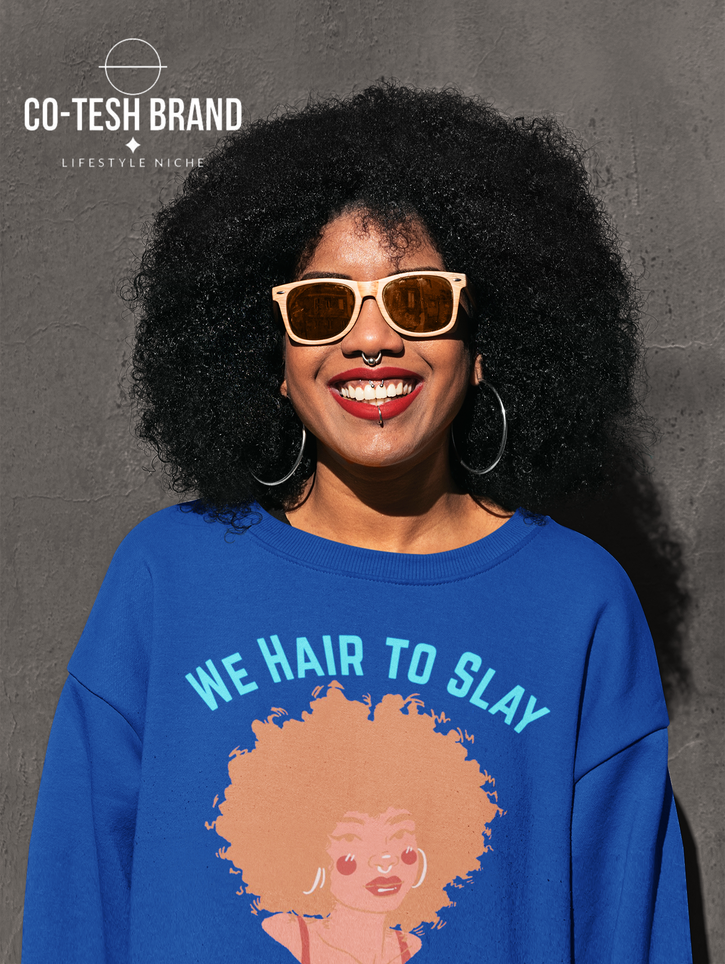 Hair to slay Unisex Sweatshirt