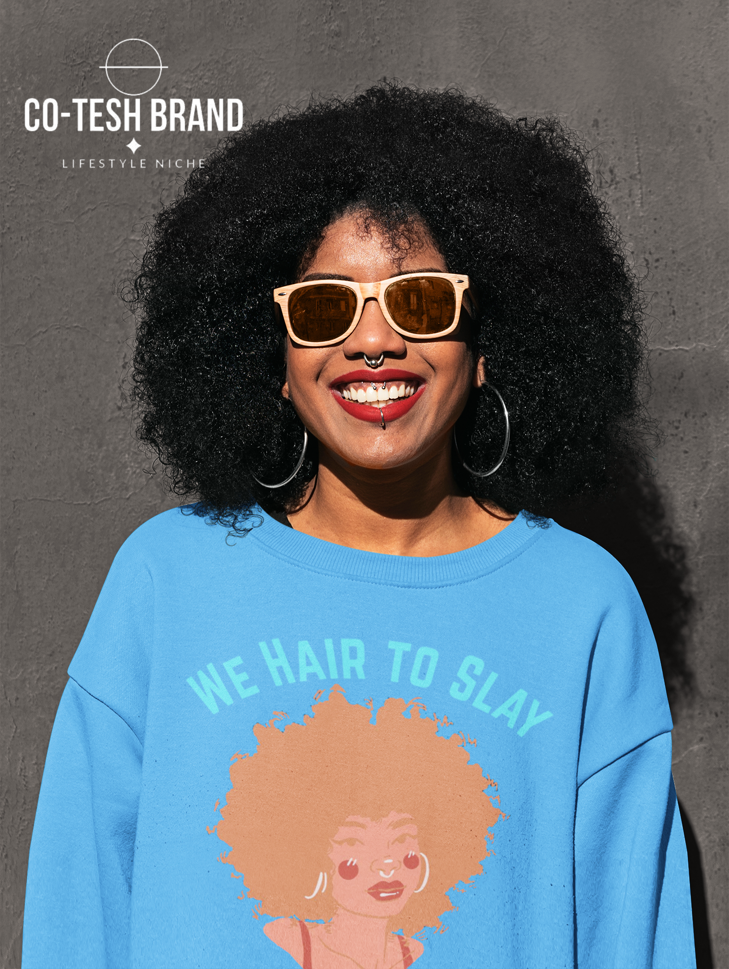 Hair to slay Unisex Sweatshirt