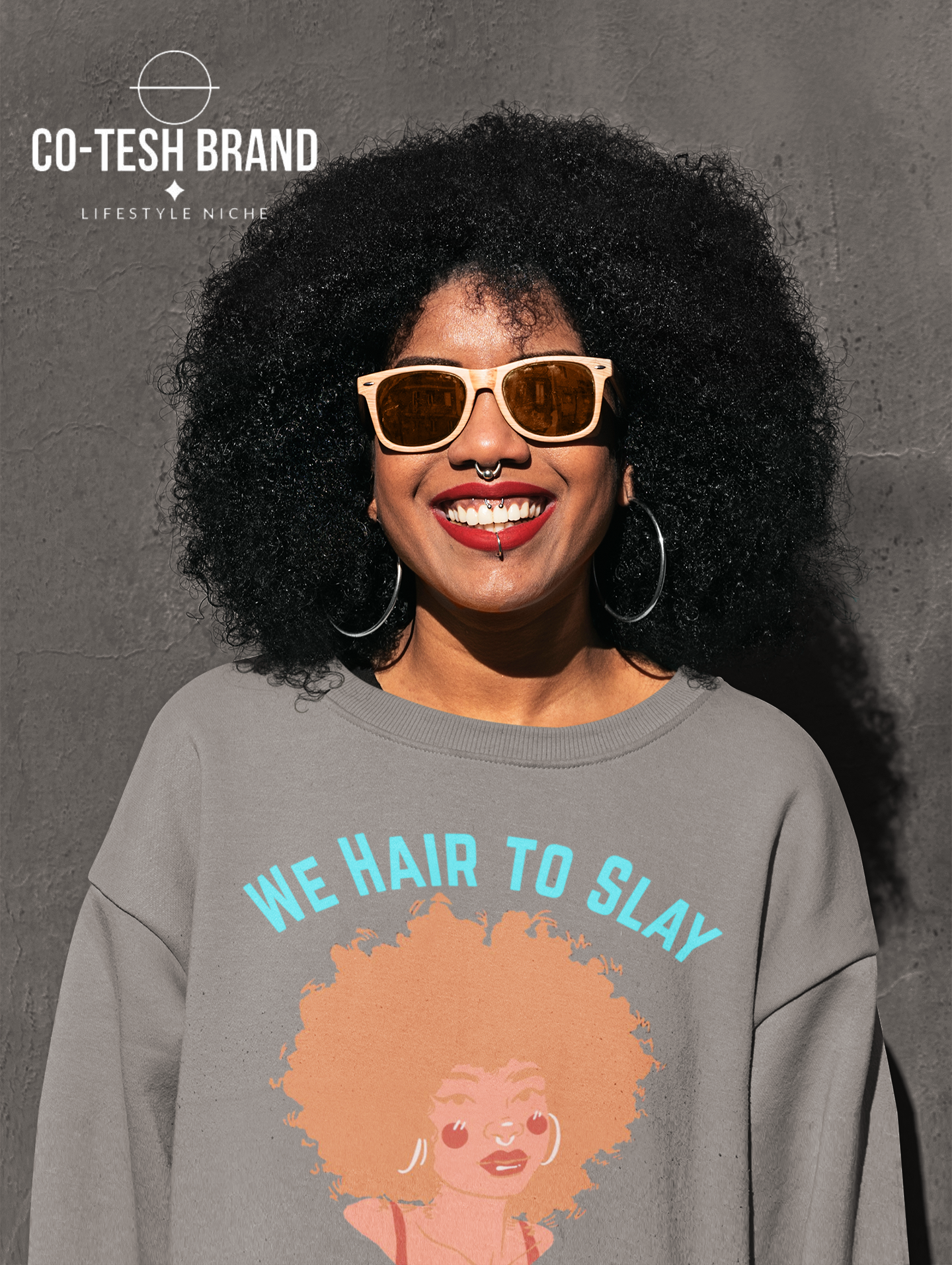Hair to slay Unisex Sweatshirt