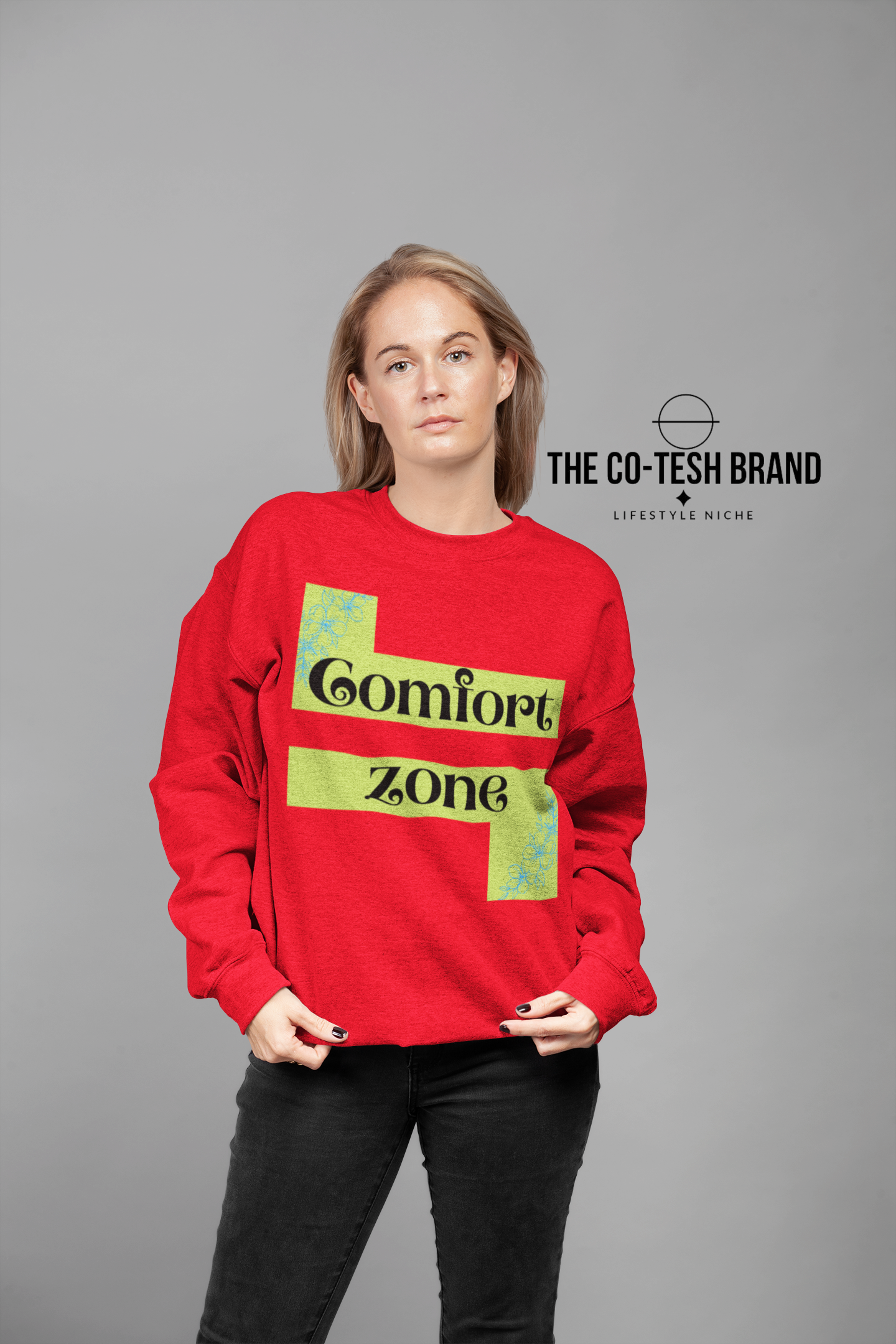 Comfort Zone-Unisex Sweatshirt by Co-Tesh