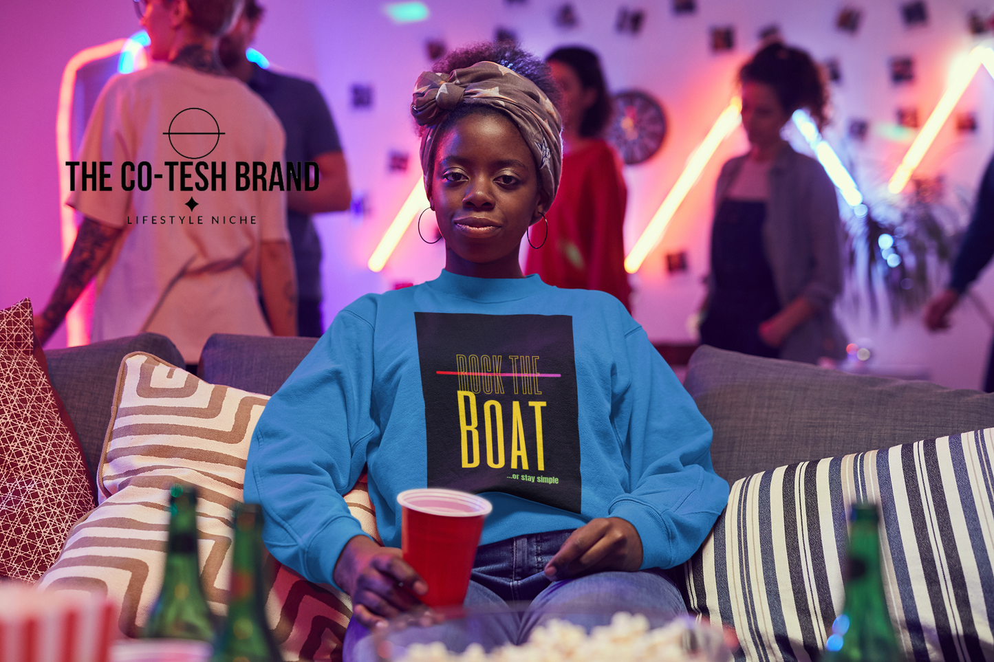 Rock the Boat-Unisex Sweatshirt by Co-Tesh