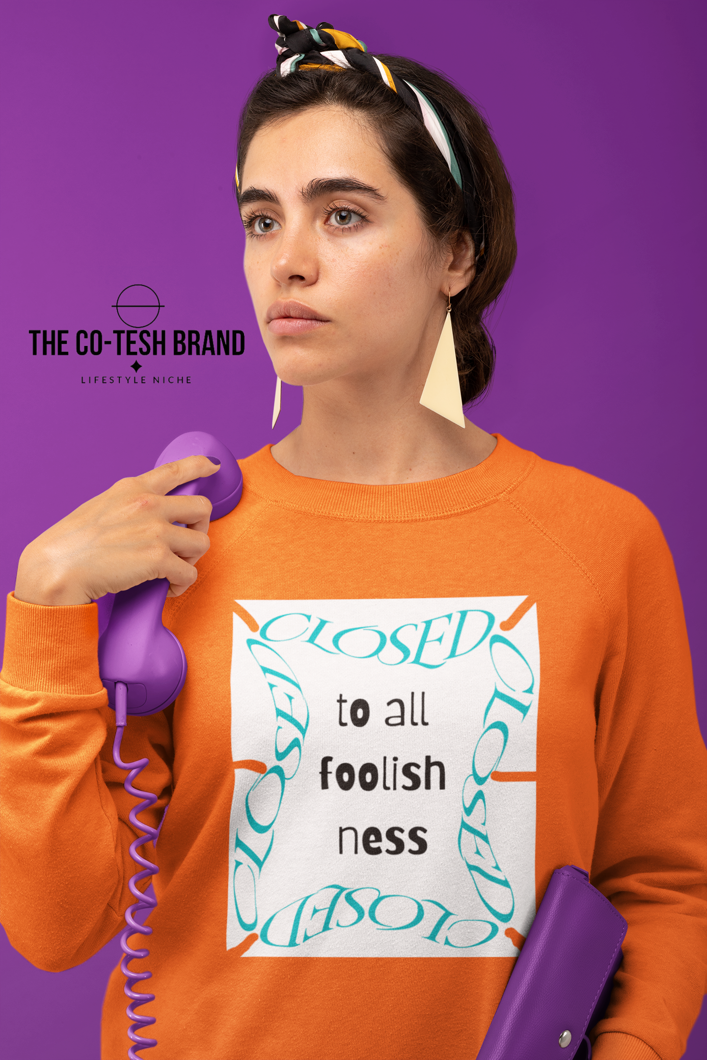Closed To All Foolishness-Unisex Sweatshirt by Co-Tesh
