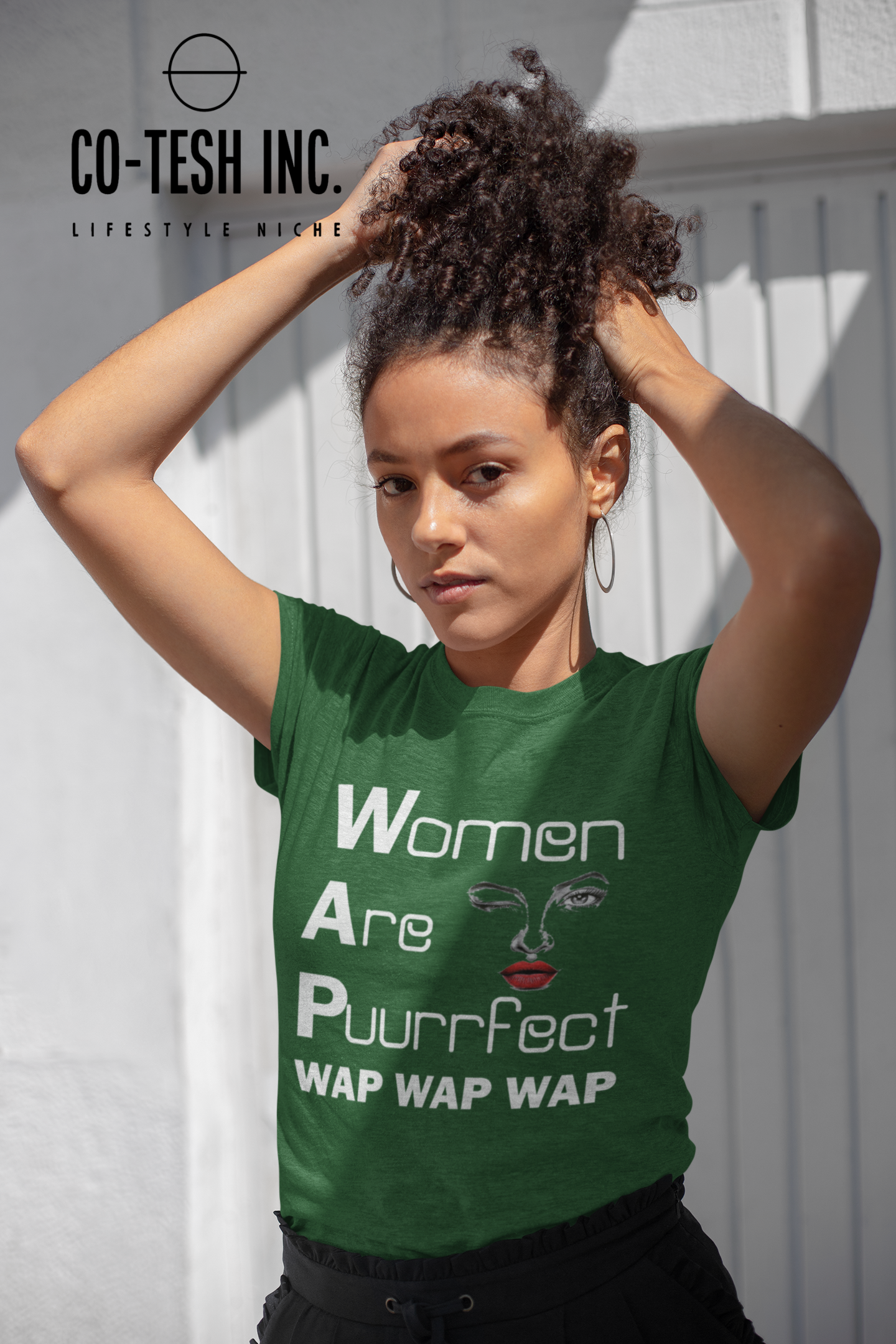 Women are purfect Wap wap wap Short-Sleeve Unisex T-Shirt | Cotesh | expression teez