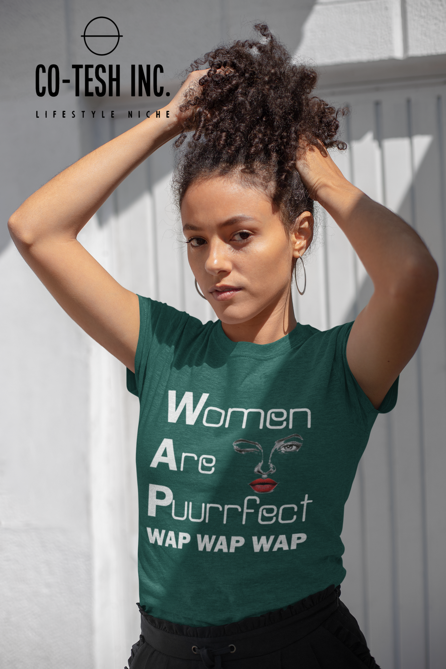 Women are purfect Wap wap wap Short-Sleeve Unisex T-Shirt | Cotesh | expression teez