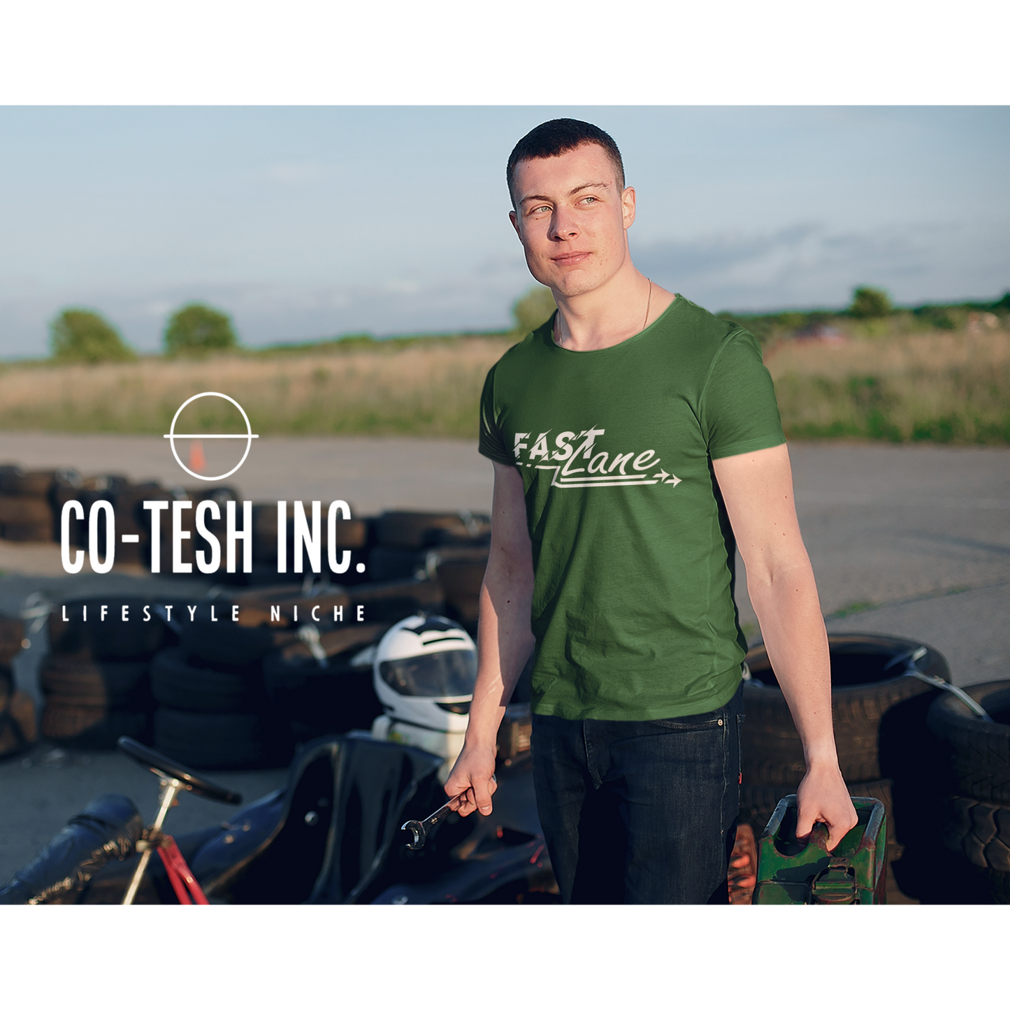 Fast Lane | Short-Sleeve Unisex T-Shirt | Good Vibes | Expression Tees | Cotesh