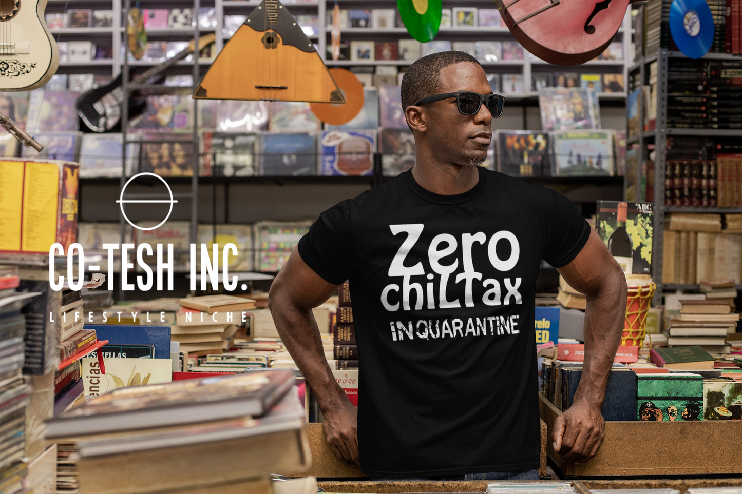 Zero Chiltax in Quarantine | Short-Sleeve Unisex T-Shirt | Conscious Movement | Cotesh | expression tees