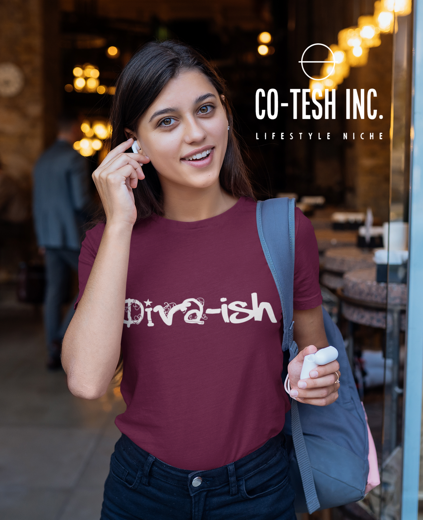 Diva-Ish | Short-Sleeve Unisex T-Shirt | Good Vibes | Cotesh
