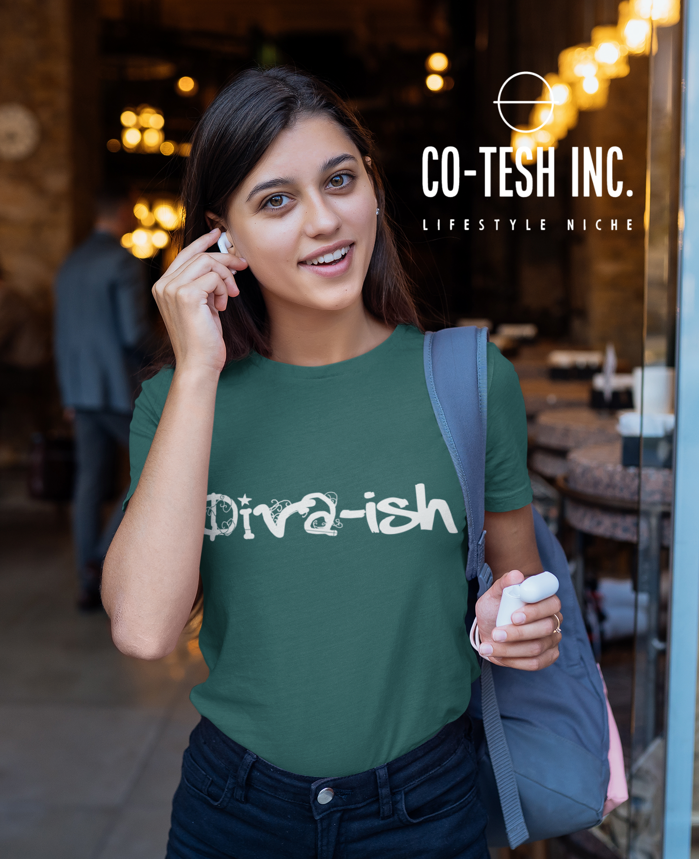 Diva-Ish | Short-Sleeve Unisex T-Shirt | Good Vibes | Cotesh