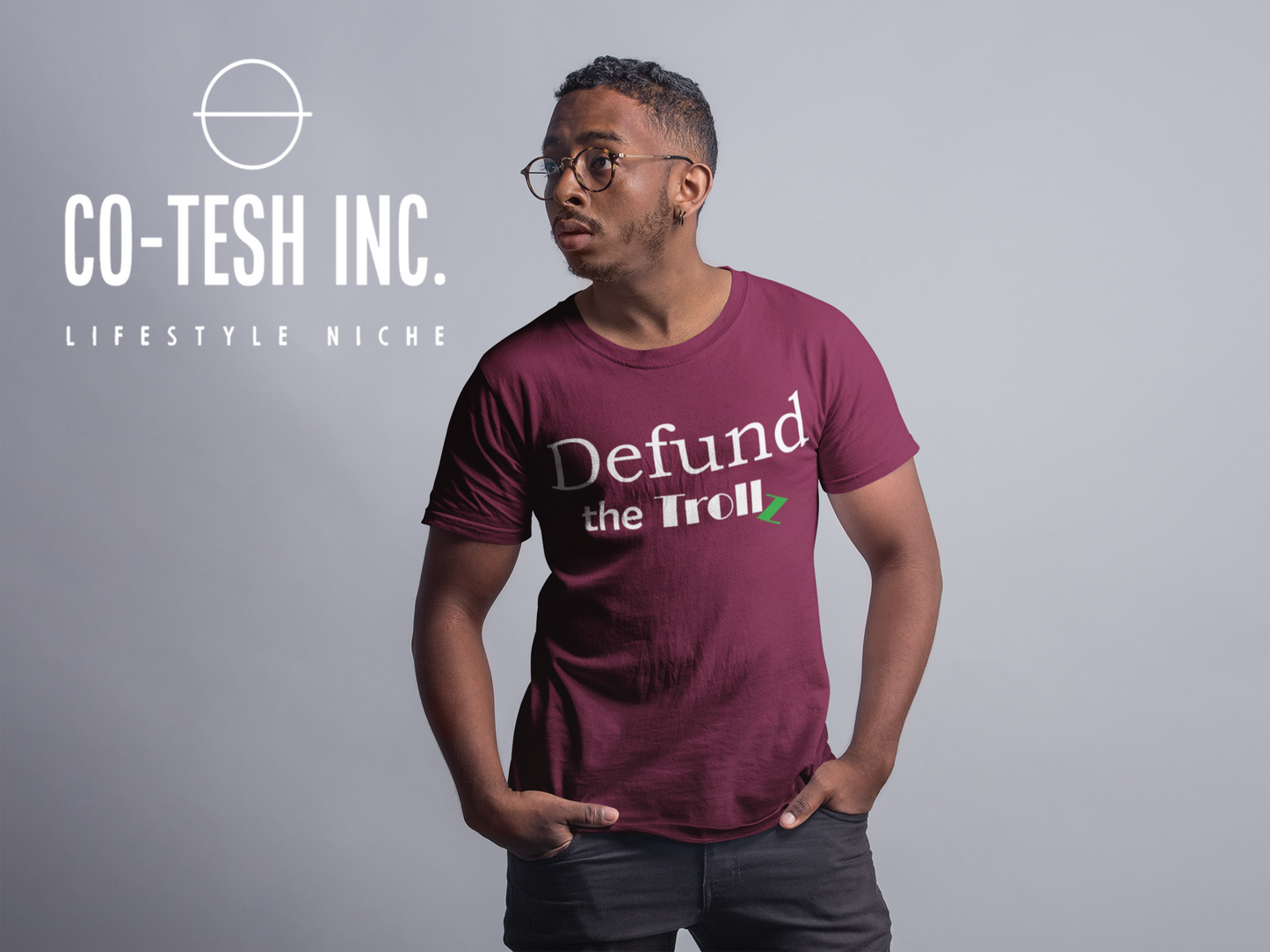 DeFund the Trolls Short-Sleeve Unisex T-Shirt | Expression Tees | Cotesh