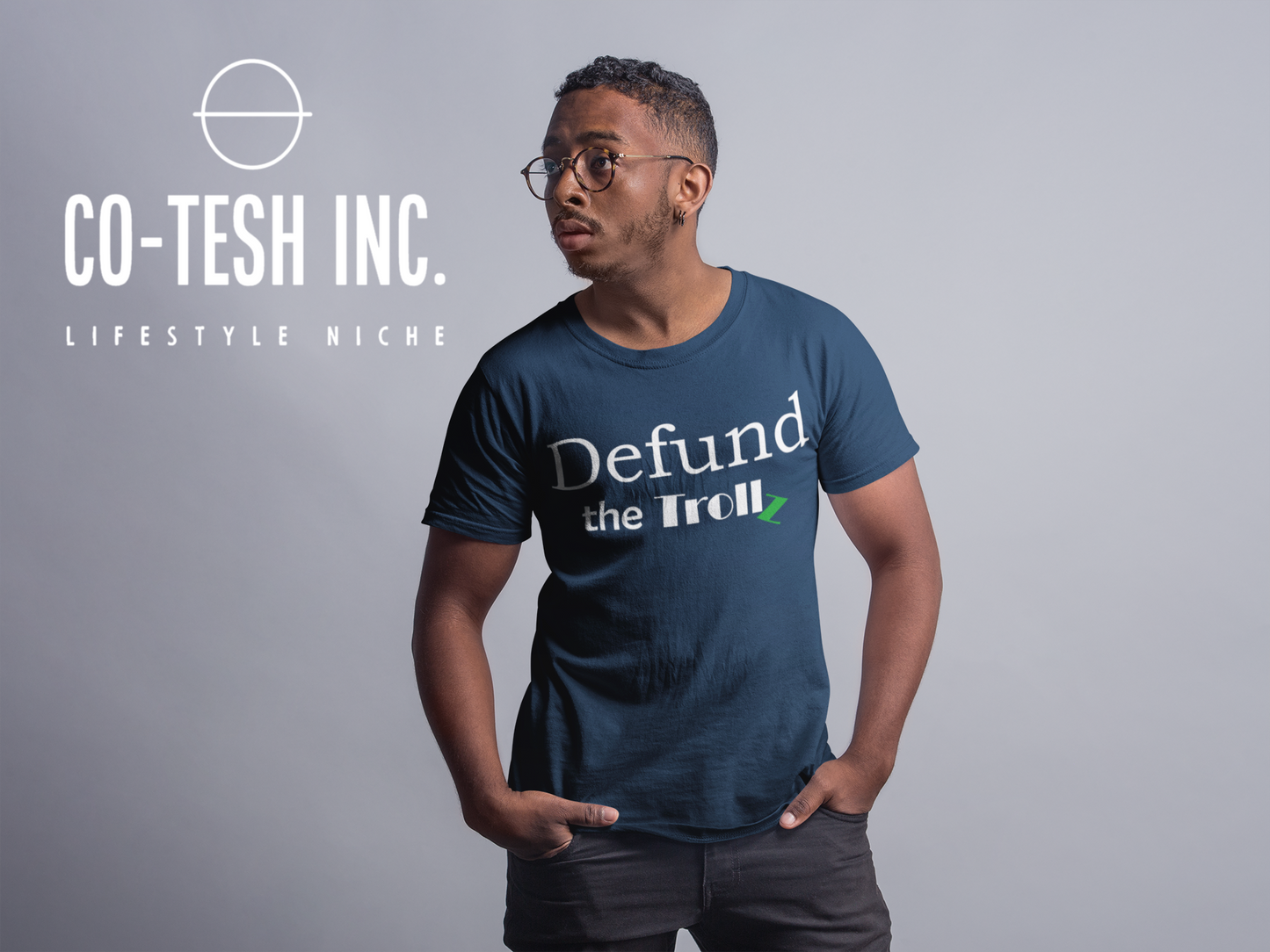 DeFund the Trolls Short-Sleeve Unisex T-Shirt | Expression Tees | Cotesh