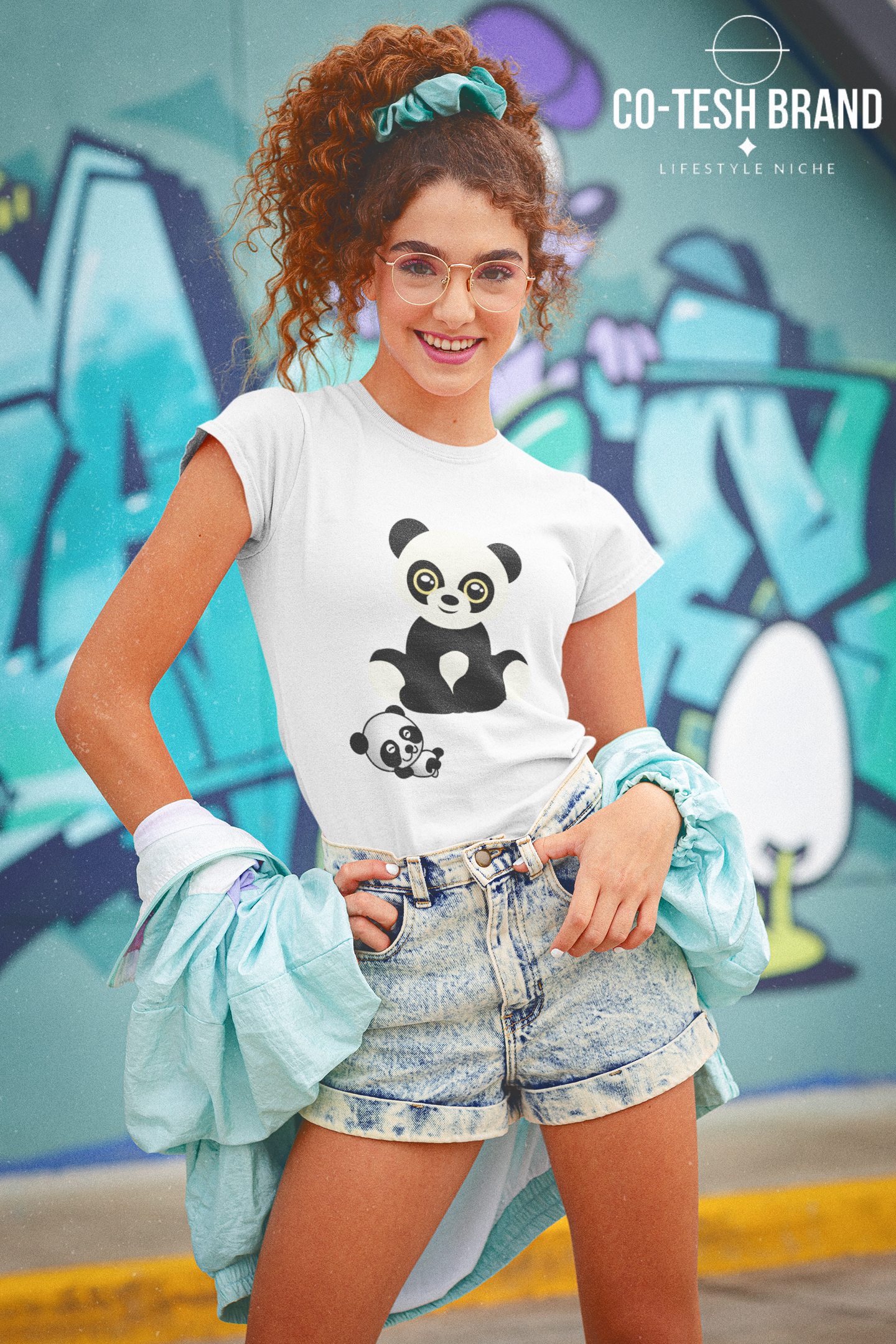 Panda Short-Sleeve Unisex T-Shirt