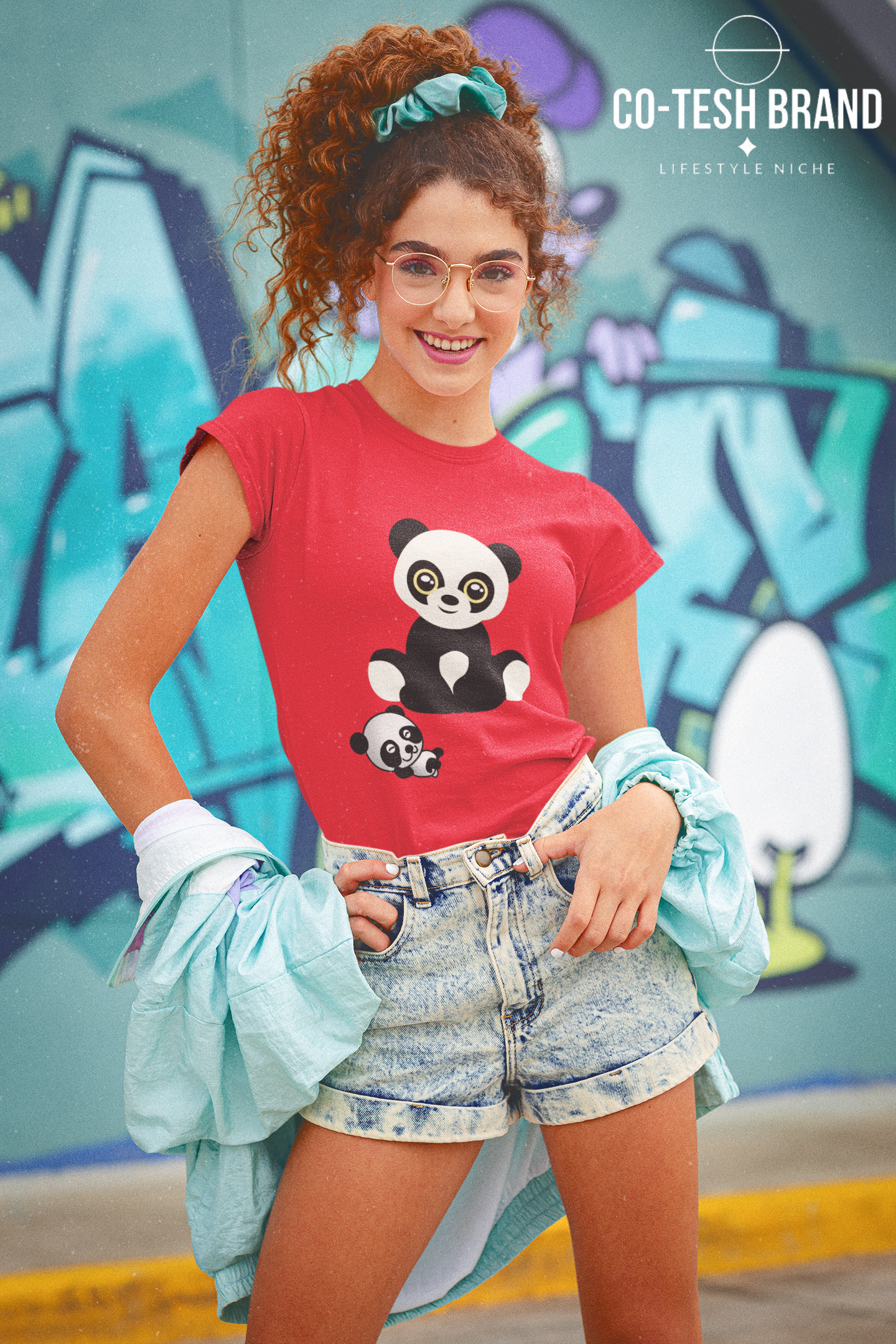 Panda Short-Sleeve Unisex T-Shirt