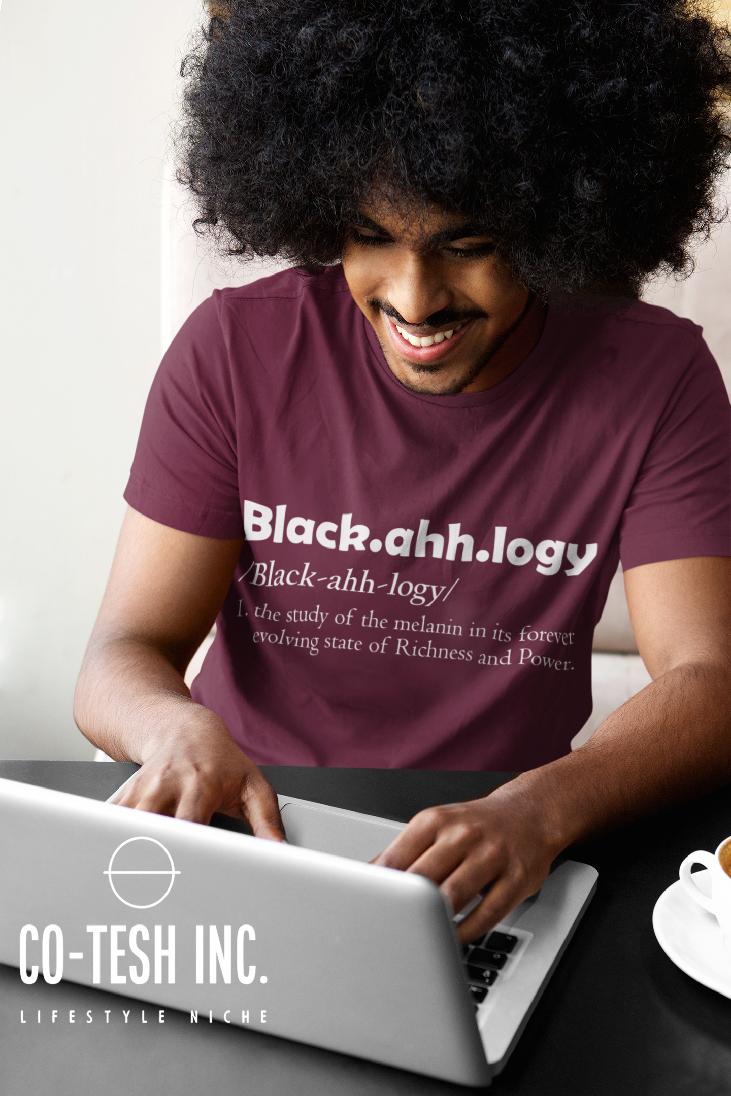 Black.ahh.logy | Short-Sleeve Unisex T-Shirt | Conscious Movement | Cotesh | expression tees