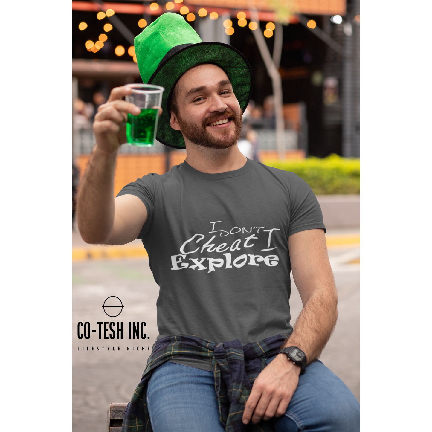 I Don't Cheat i explore | Short-Sleeve Unisex T-Shirt | Co-Tesh | slogan expression tees | Funny Hooks