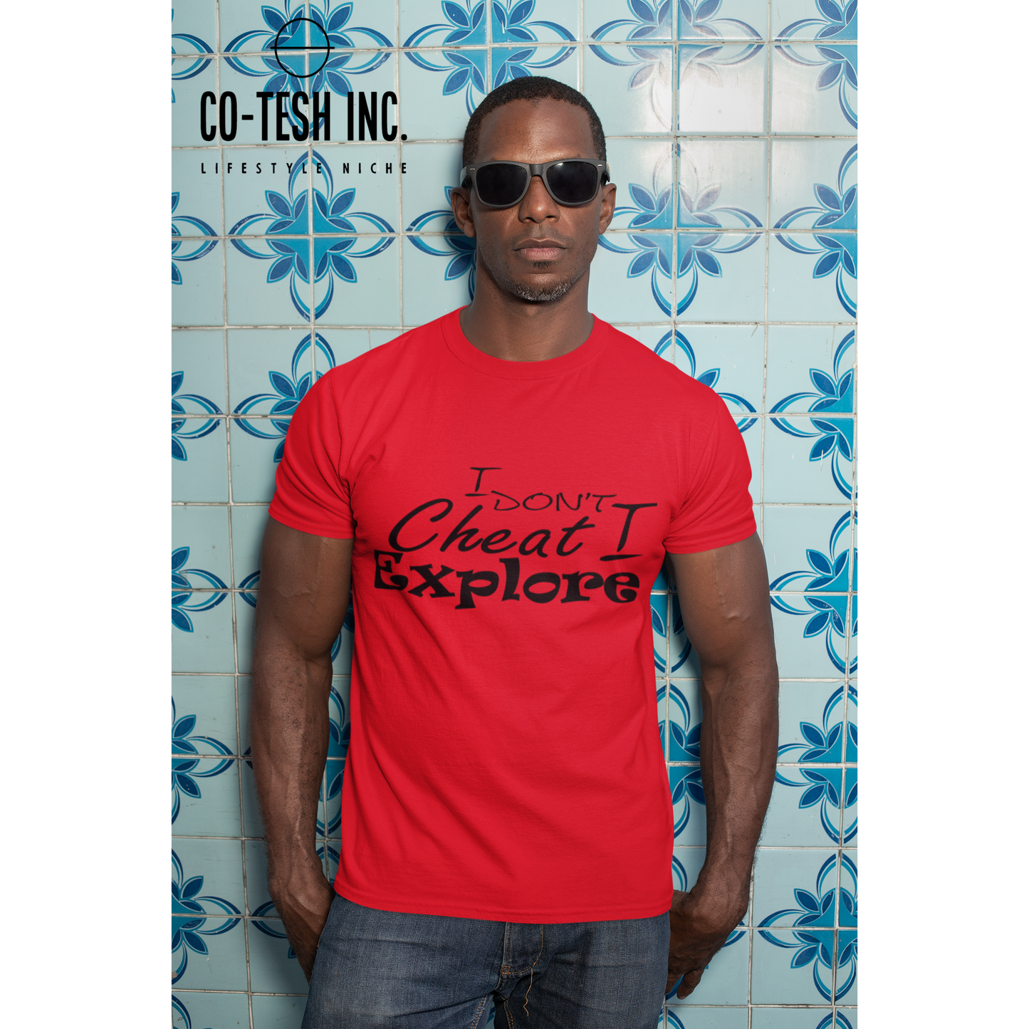 I Don't Cheat i explore | Short-Sleeve Unisex T-Shirt | Co-Tesh | slogan expression tees | Funny Hooks