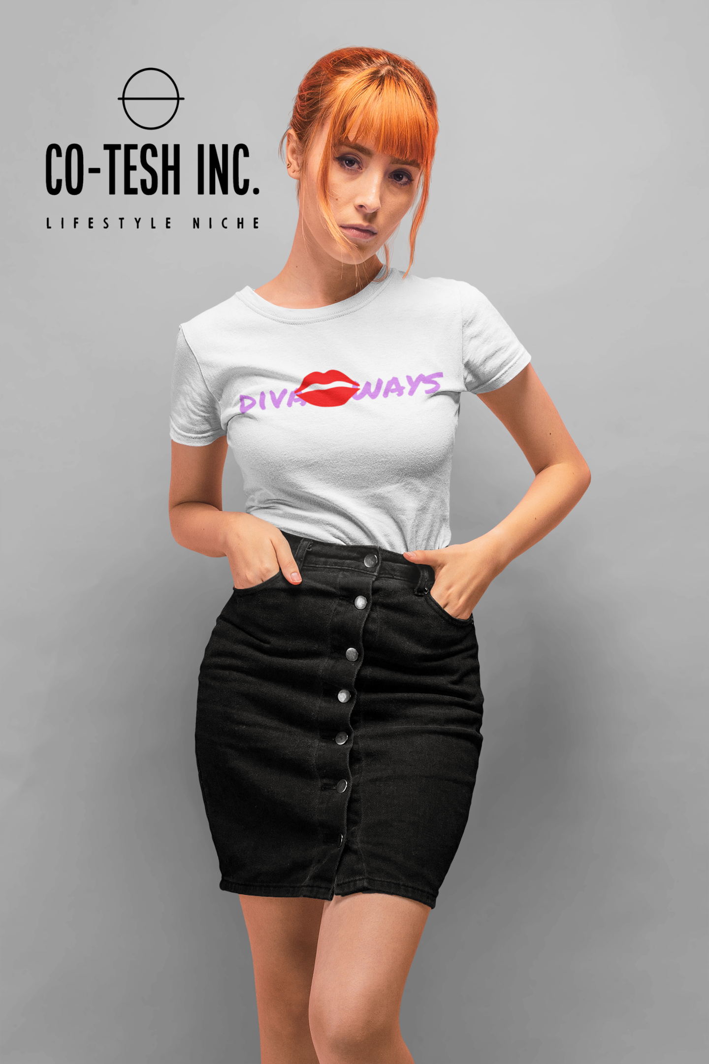 Diva Ways Short-Sleeve Unisex T-Shirt Cotesh