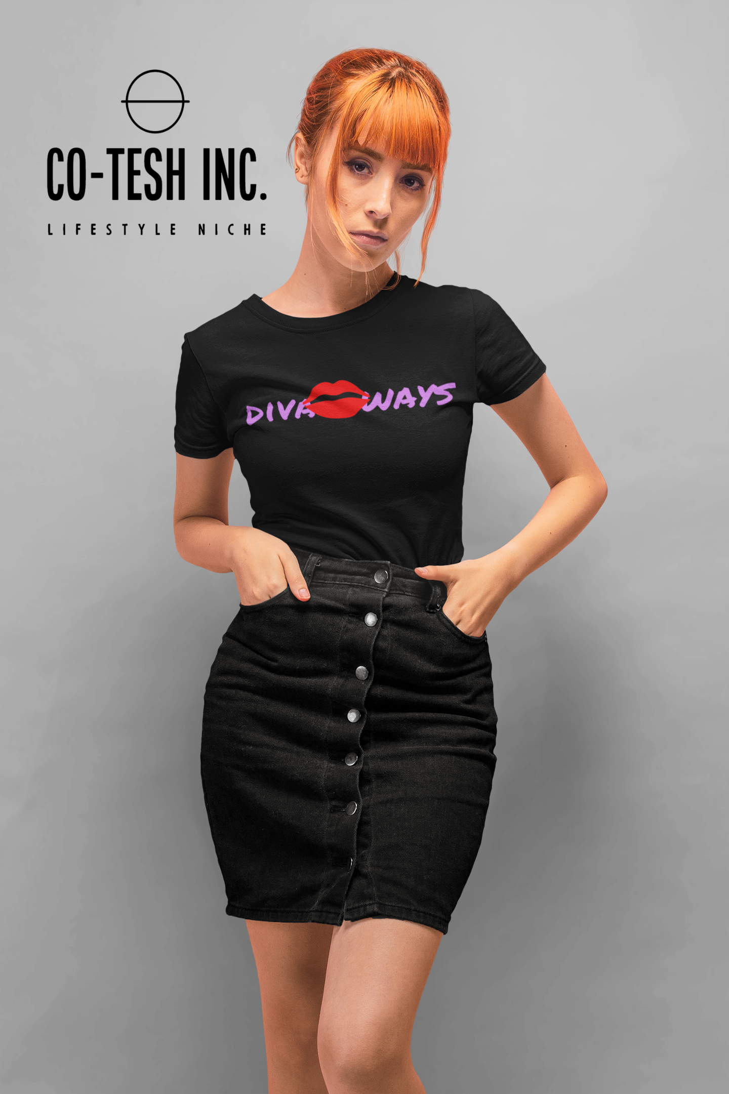 Diva Ways Short-Sleeve Unisex T-Shirt Cotesh