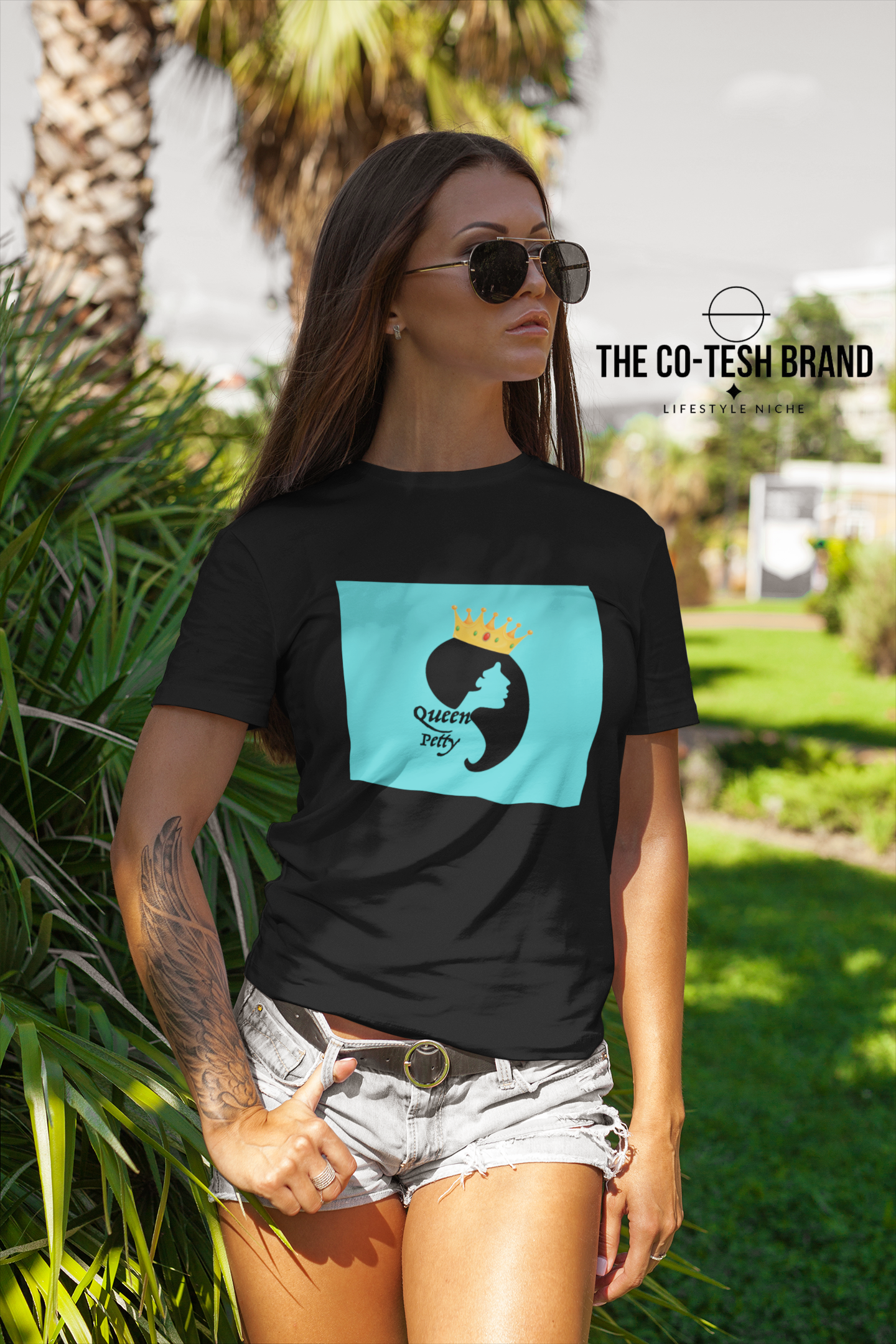 Queen Petty-The Rosie-Sleeve Unisex T-Shirt by Co-Tesh