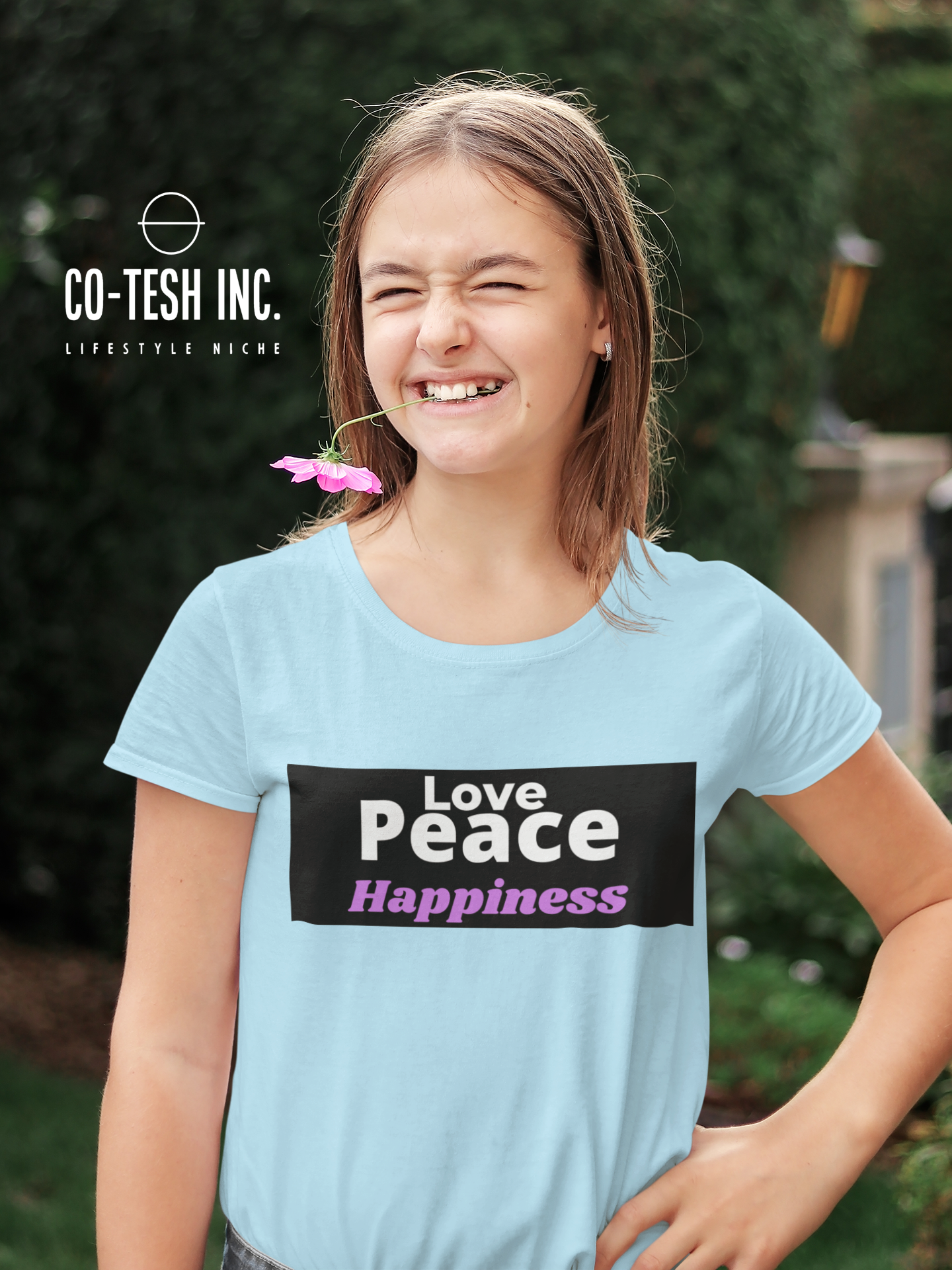 Love Peace Happiness Short-Sleeve Unisex T-Shirt Cotesh