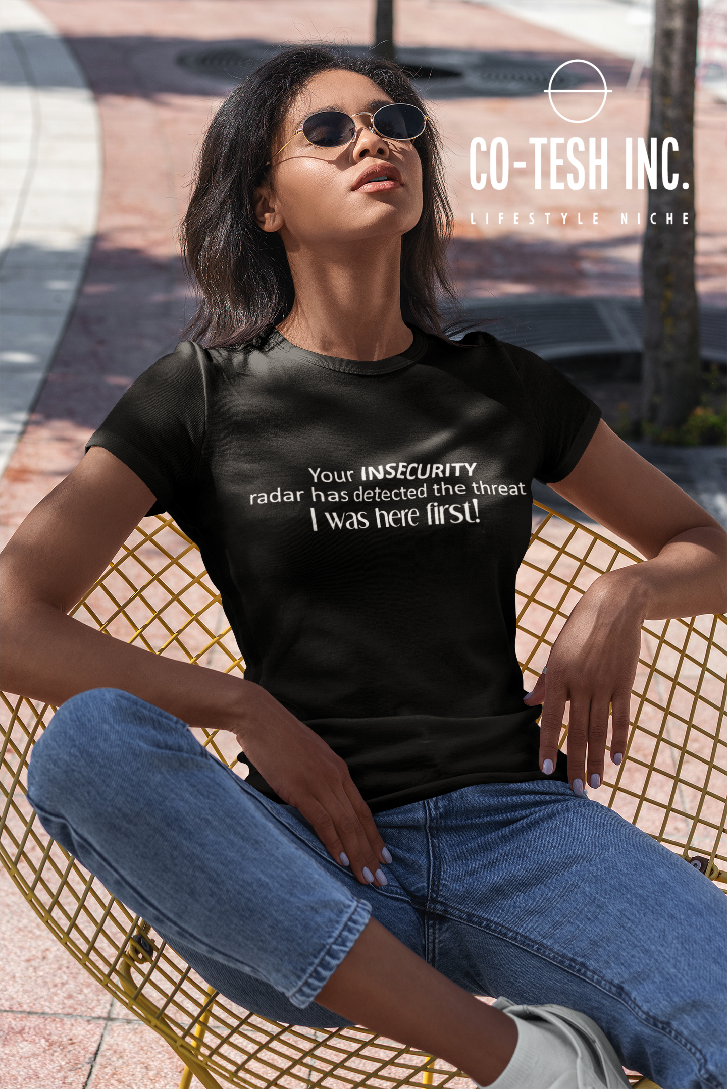 Your Insecurity radar has detected a threat | Short-Sleeve Unisex T-Shirt | Expression Tees | Cotesh