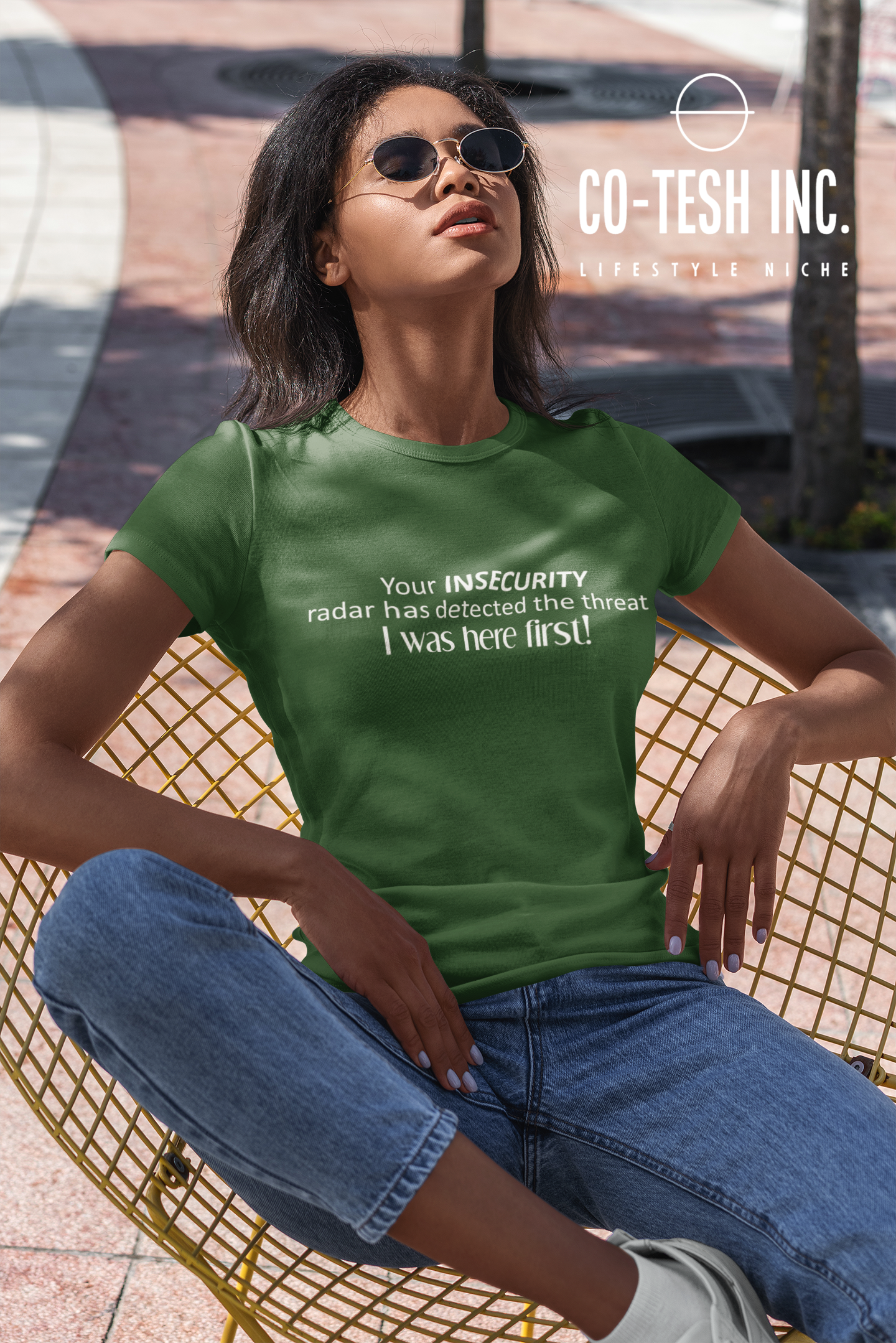 Your Insecurity radar has detected a threat | Short-Sleeve Unisex T-Shirt | Expression Tees | Cotesh