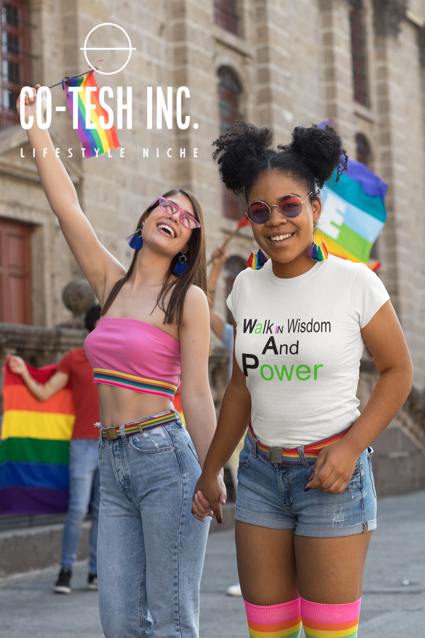 Walk in and Wisdom Power Short-Sleeve Unisex T-Shirt | Cotesh | WAPvention