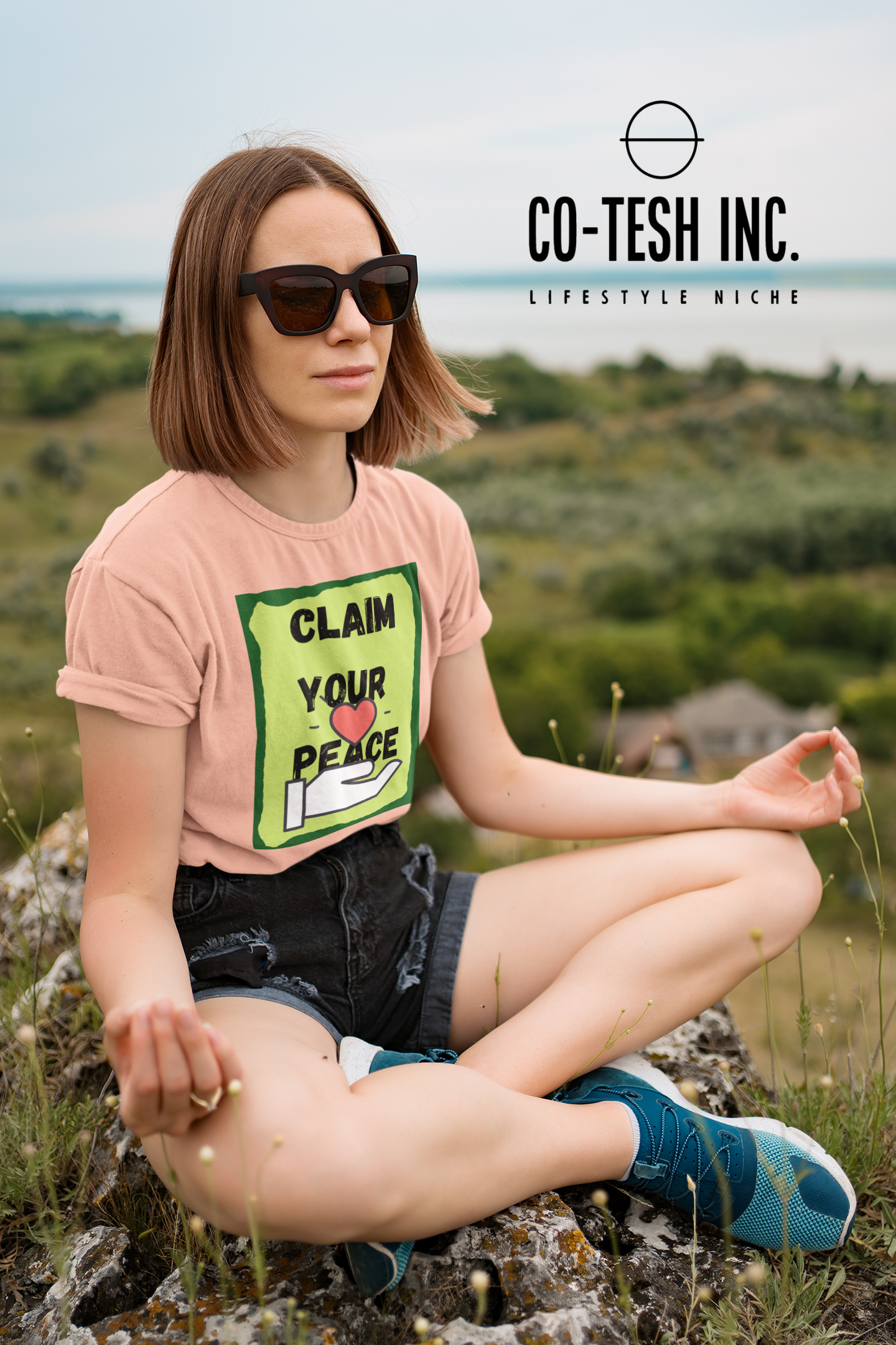 Claim Your Peace Short-Sleeve Unisex T-Shirt Cotesh