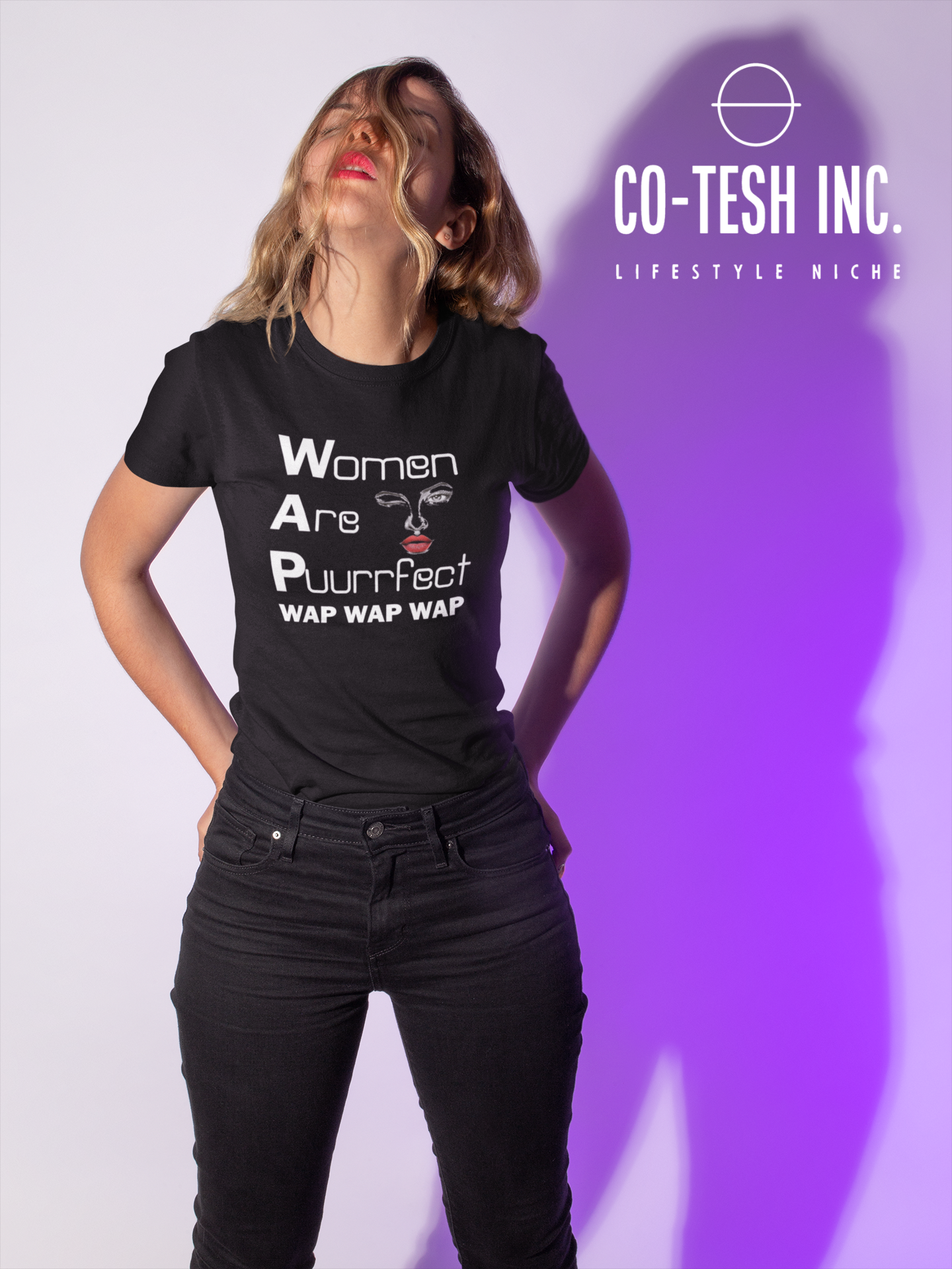 Women are Puurrfect Short-Sleeve Unisex T-Shirt Cotesh | WAPvention