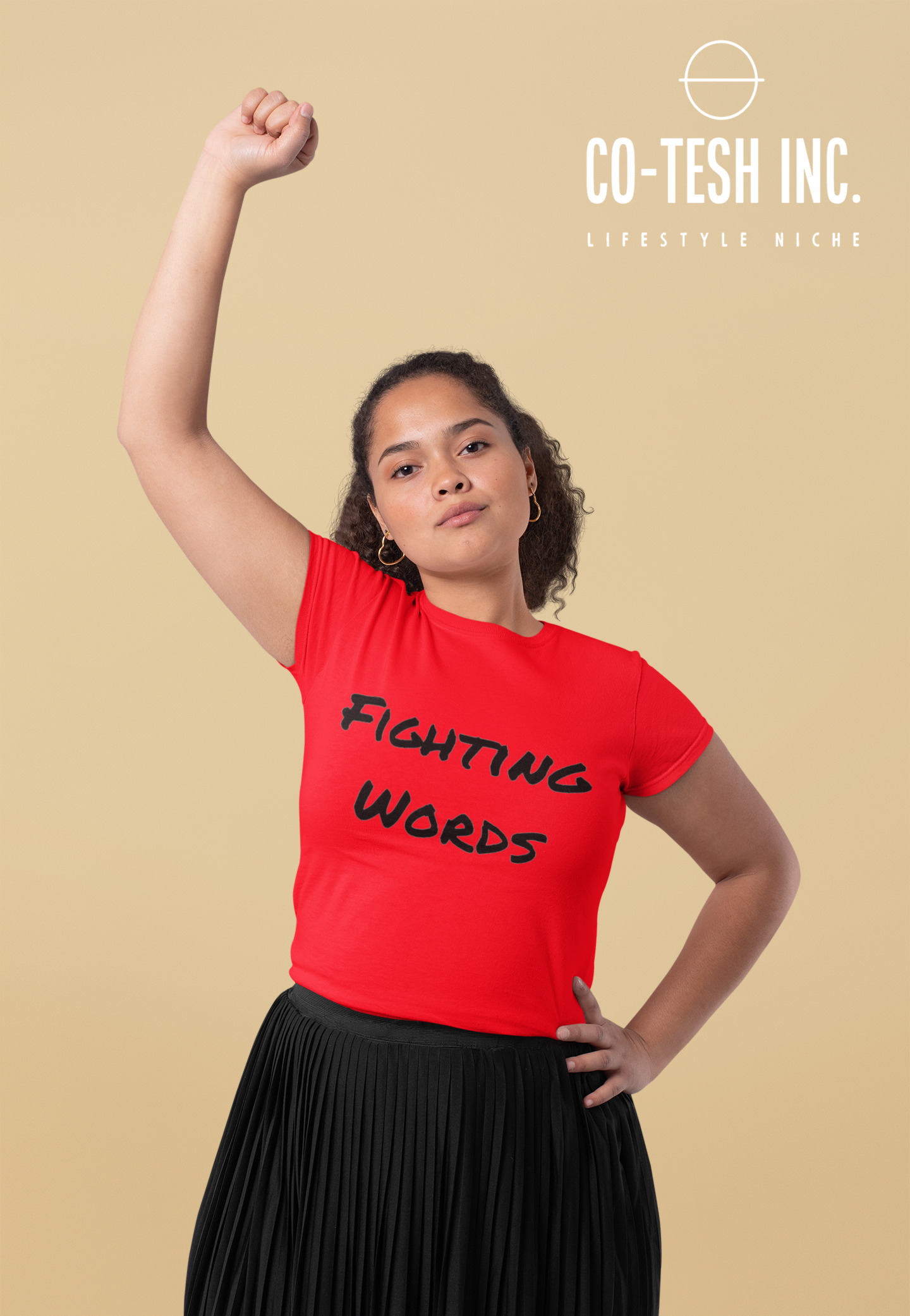 Fighting Words Short-Sleeve Unisex T-Shirt Cotesh Blending Trends