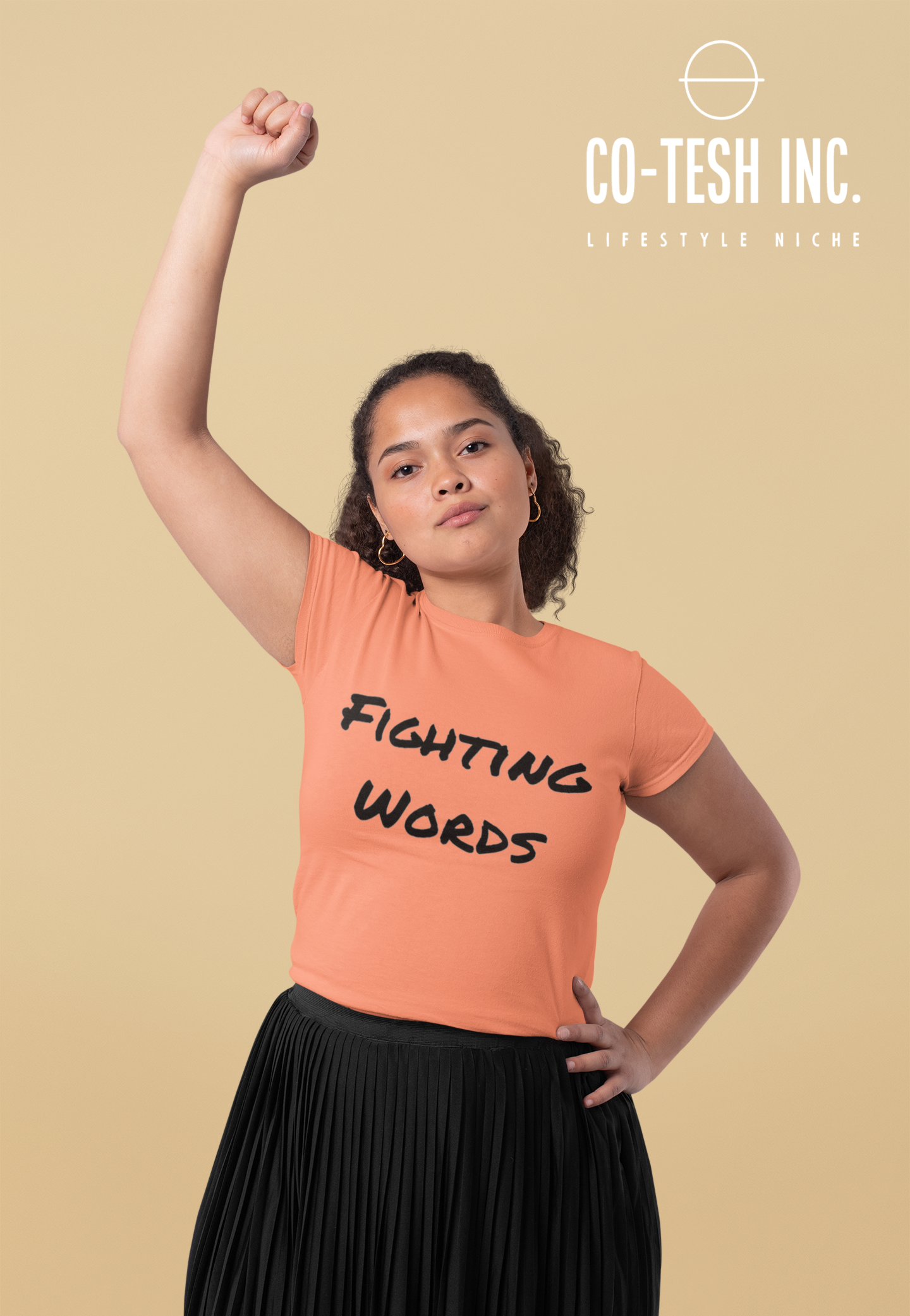 Fighting Words Short-Sleeve Unisex T-Shirt Cotesh Blending Trends
