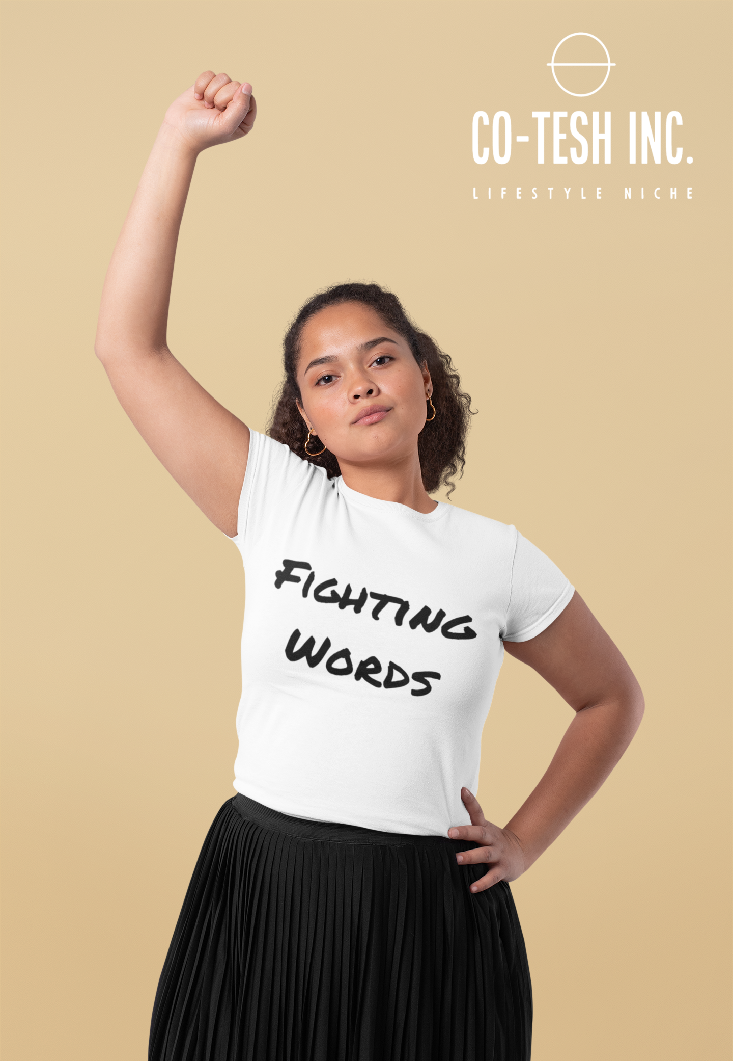 Fighting Words Short-Sleeve Unisex T-Shirt Cotesh Blending Trends
