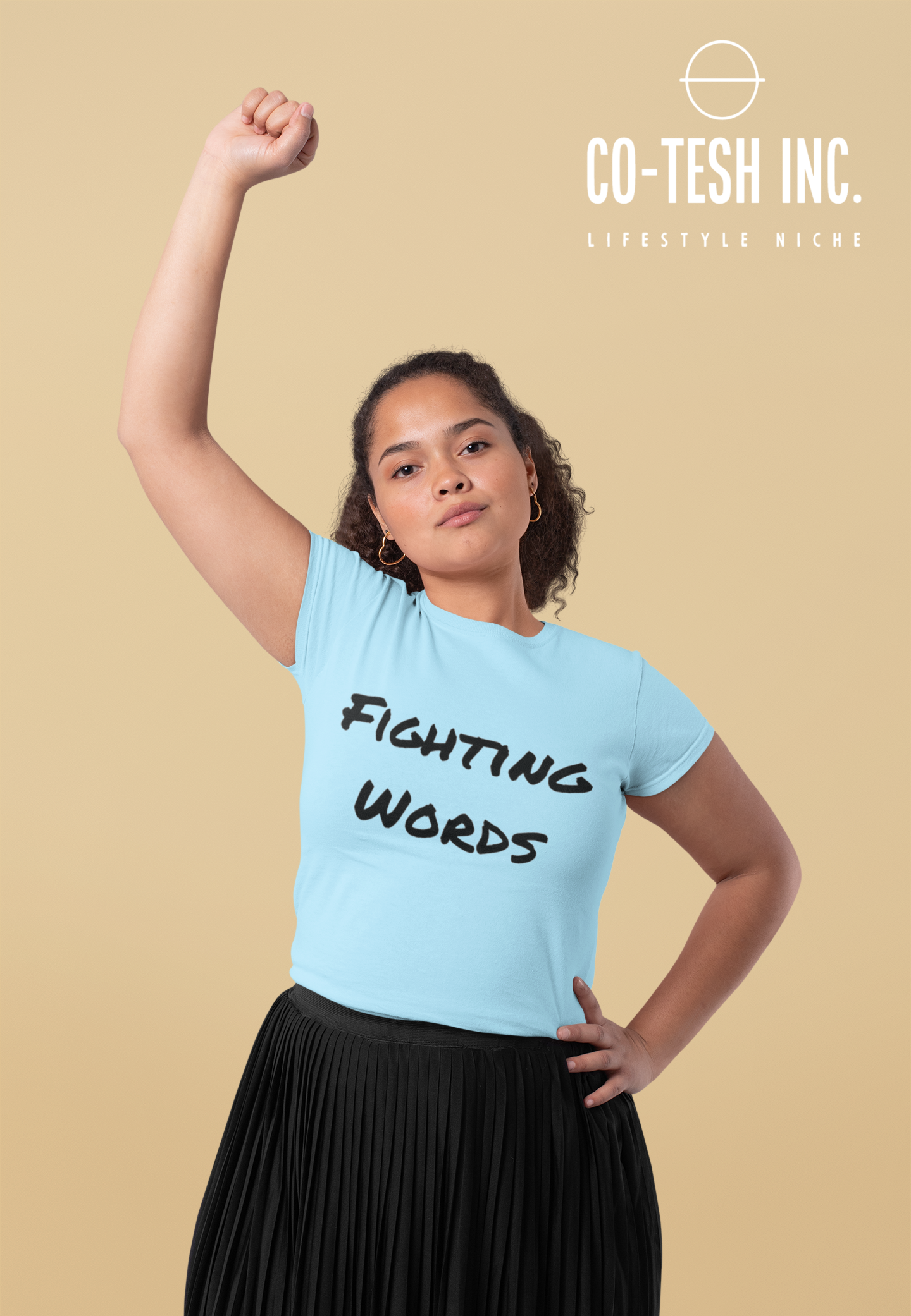 Fighting Words Short-Sleeve Unisex T-Shirt Cotesh Blending Trends